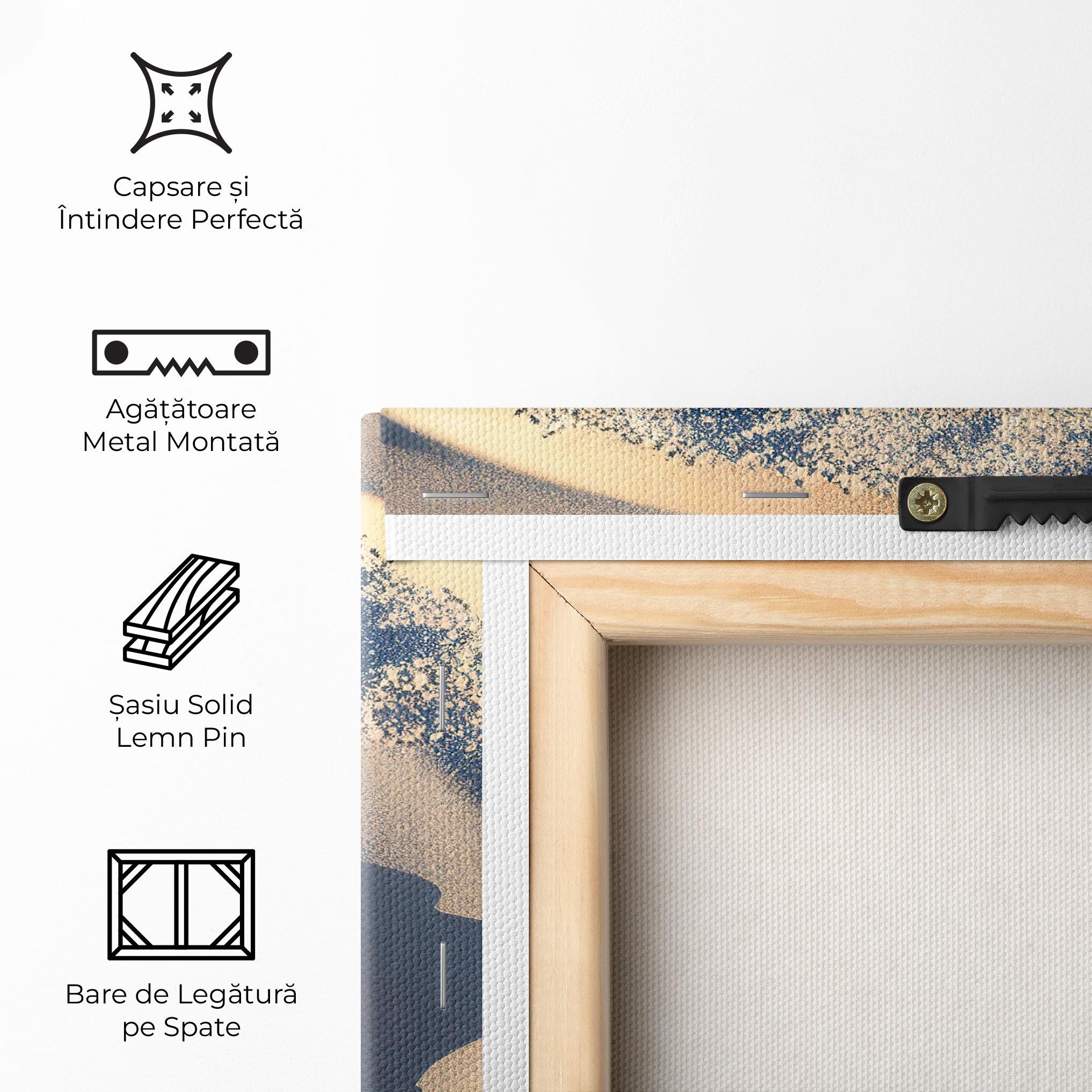 Tablou Canvas Black Sand Yinyang mockup 5