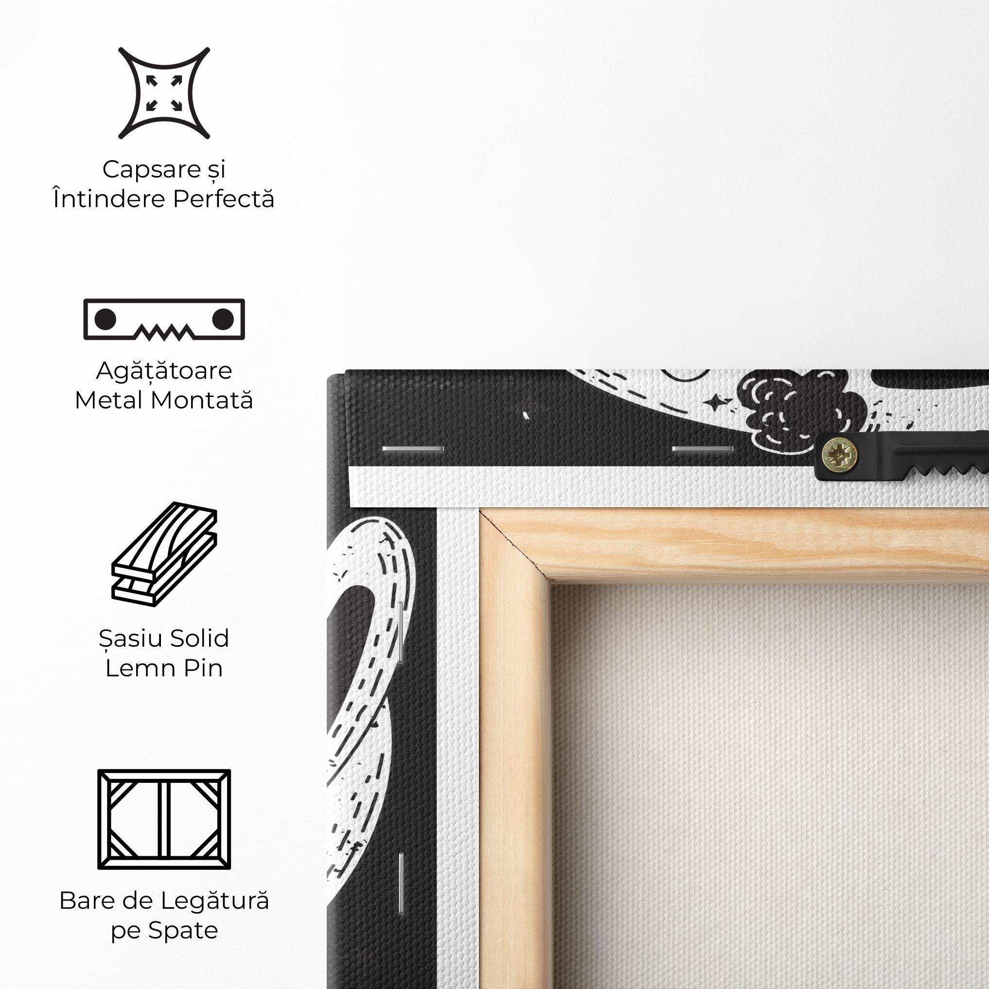 Tablou Canvas Bunny Yinyang mockup 5