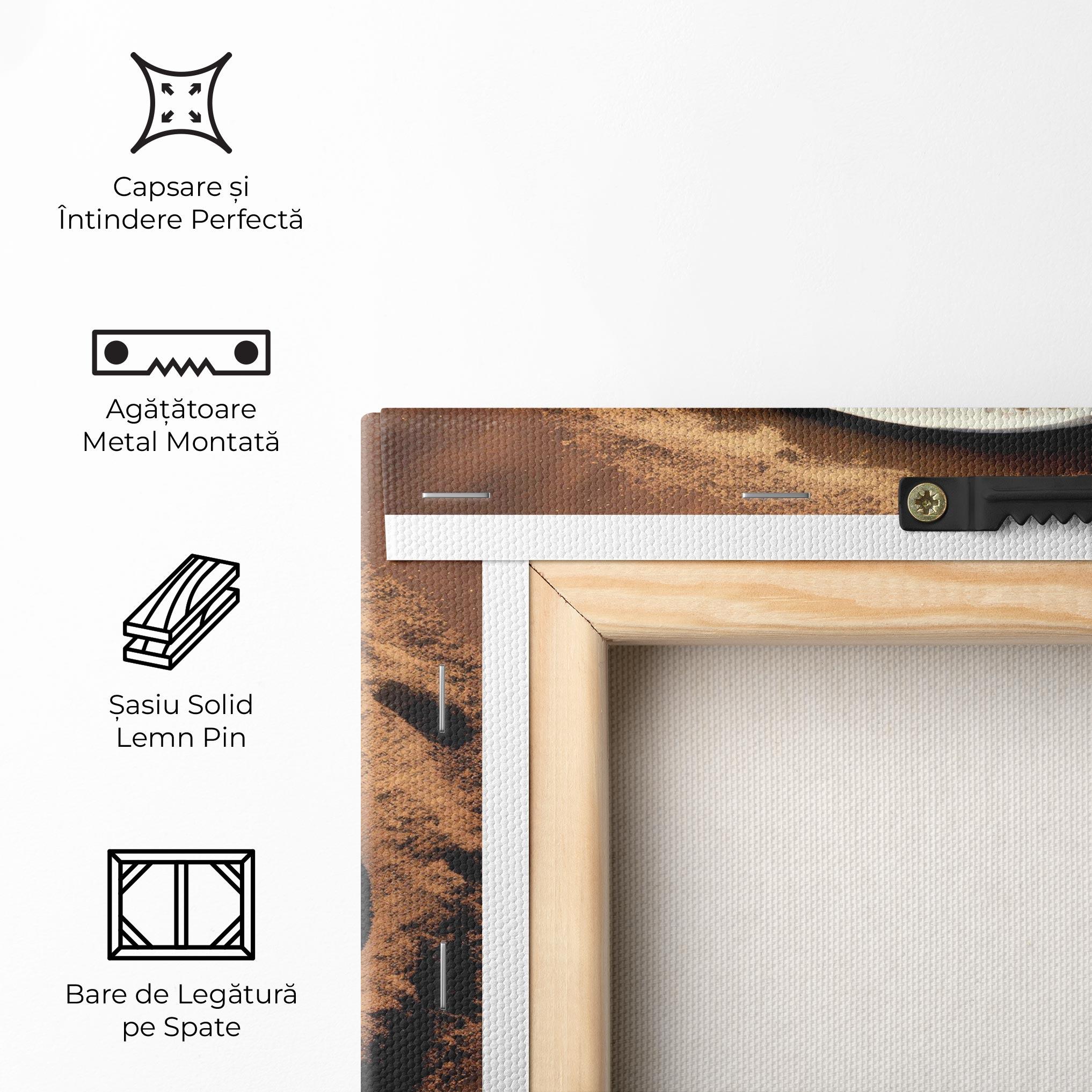 Tablou Canvas Earth Yinyang mockup 5