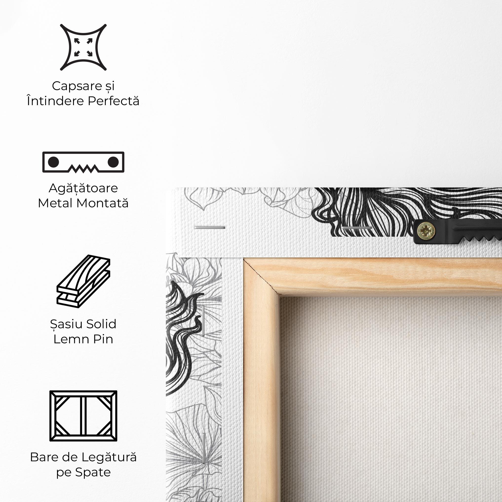 Tablou Canvas Fish Yinyang mockup 5