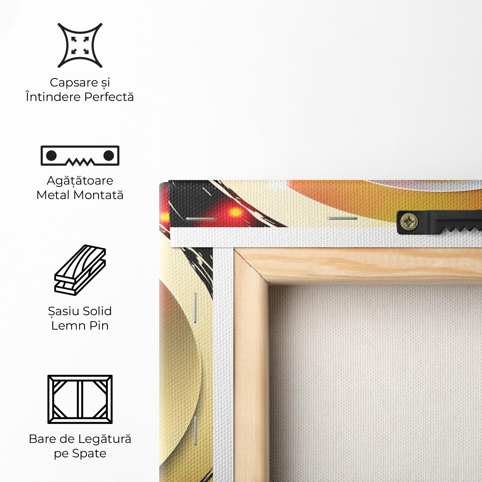 Tablou Canvas Gold Light Yinyang mockup 5