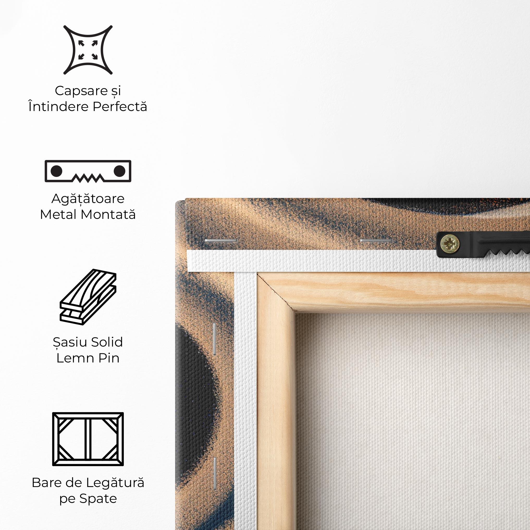 Tablou Canvas Pretty Sand Yinyang mockup 5