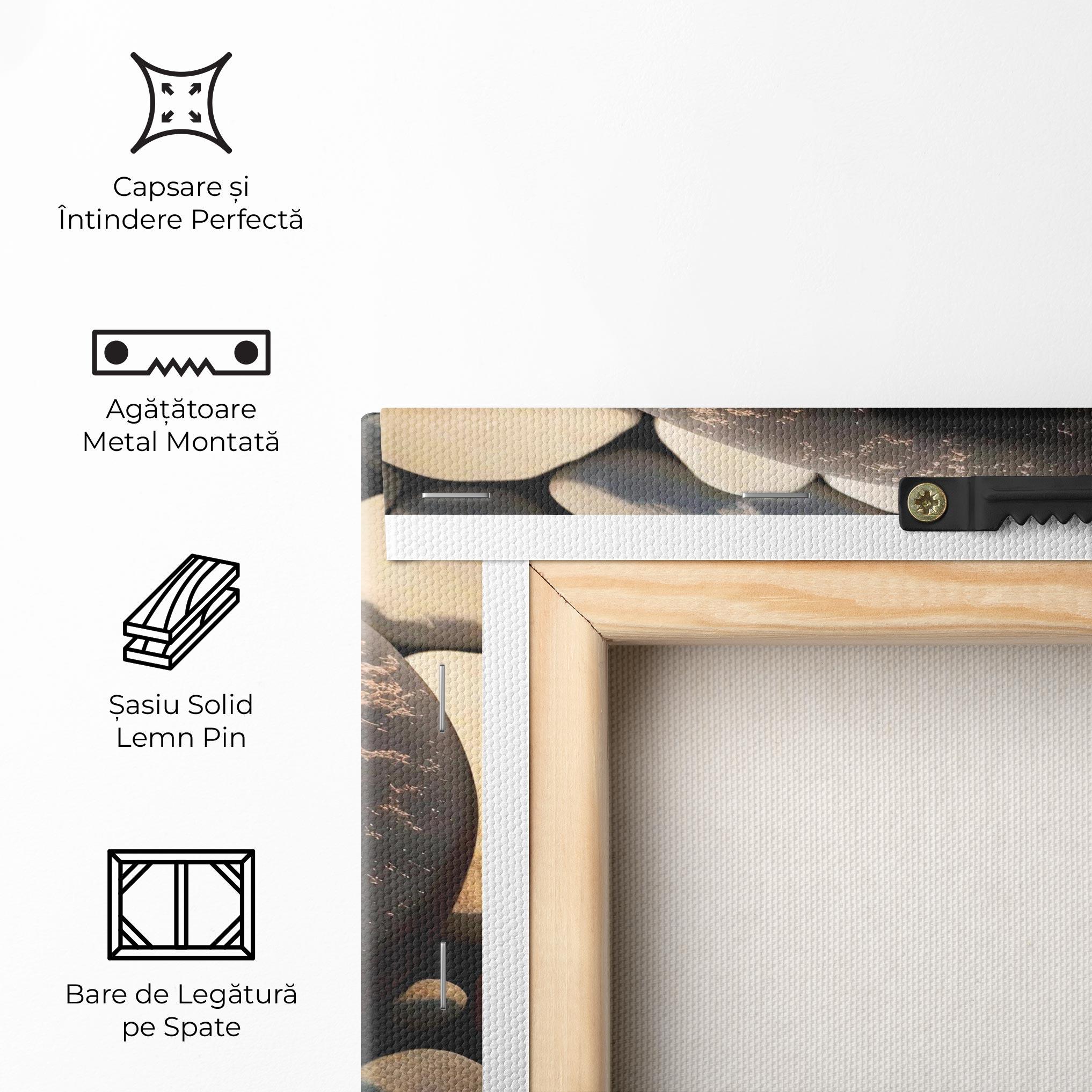 Tablou Canvas Stone Yinyang mockup 5