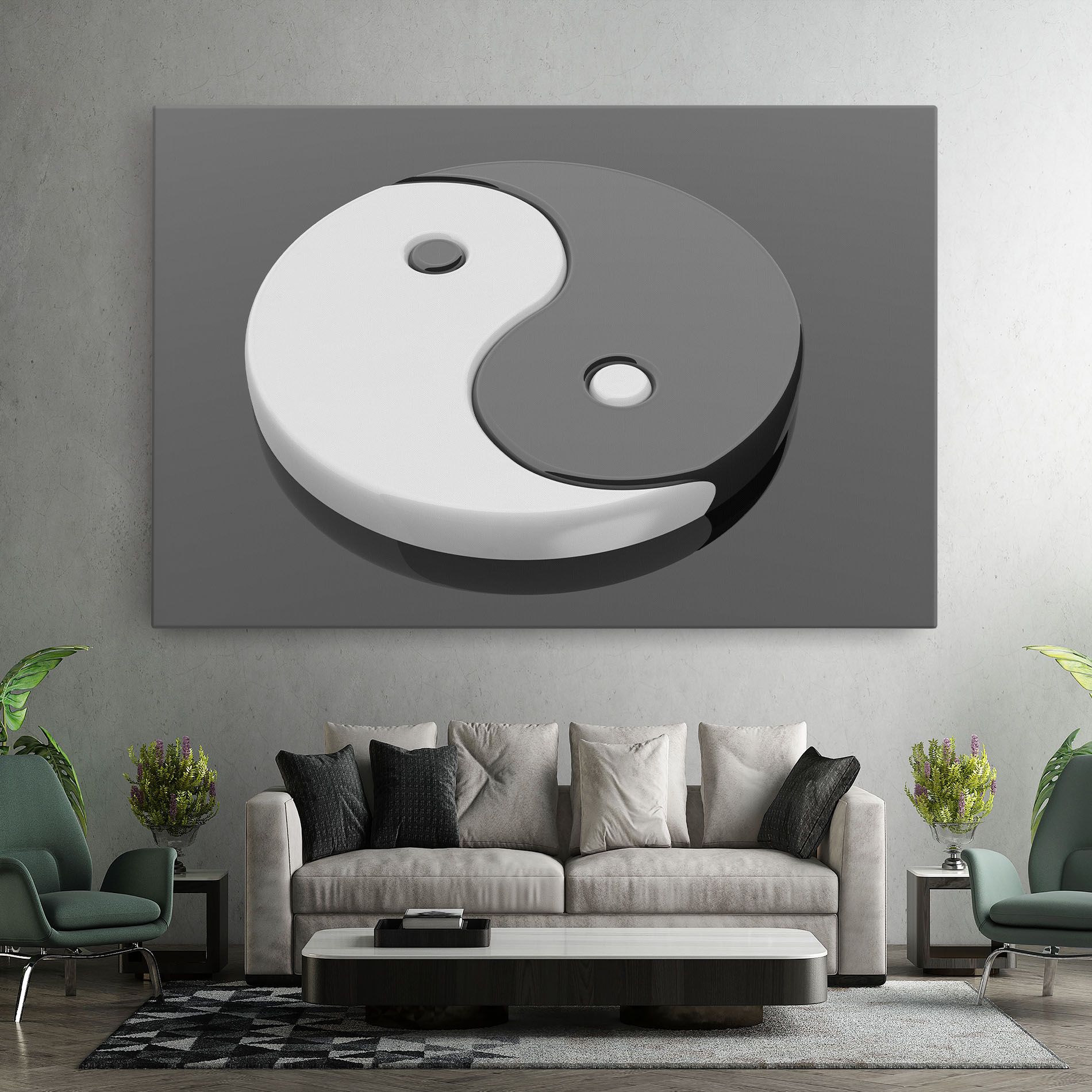 3d Yinyang mockup 7