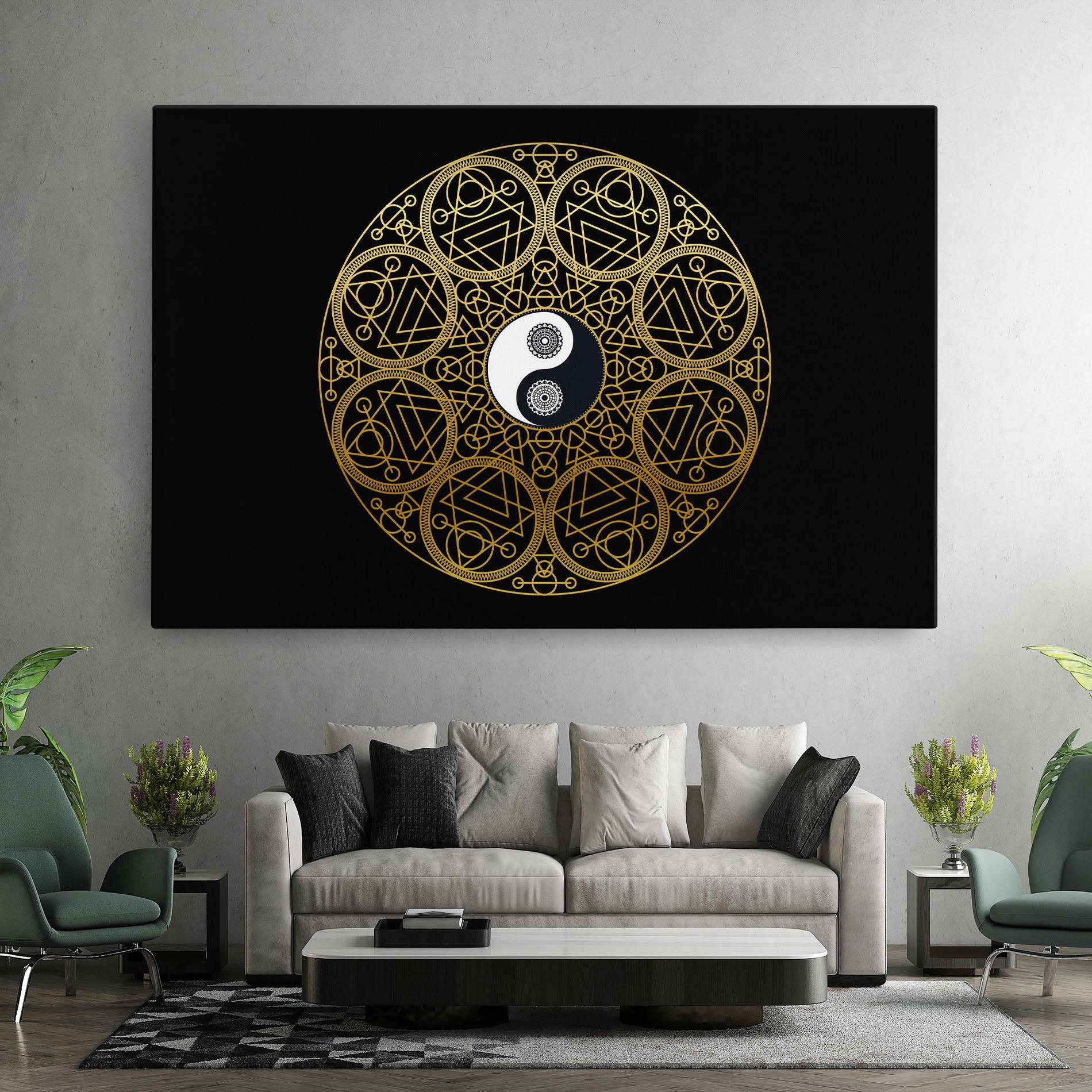 Tablou Canvas Meditation Mandala mockup 7