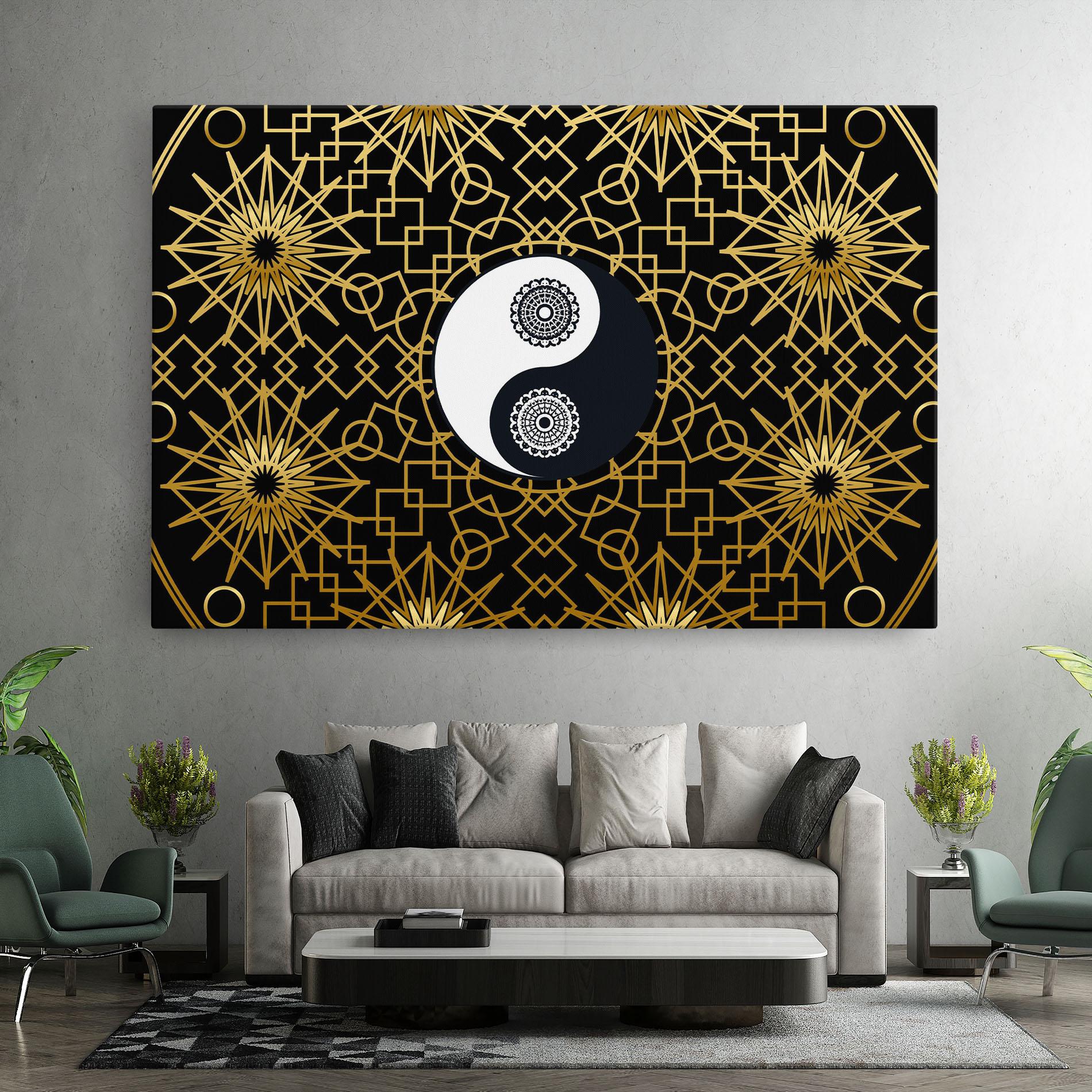 Tablou Canvas Meditation Yin Yang mockup 7
