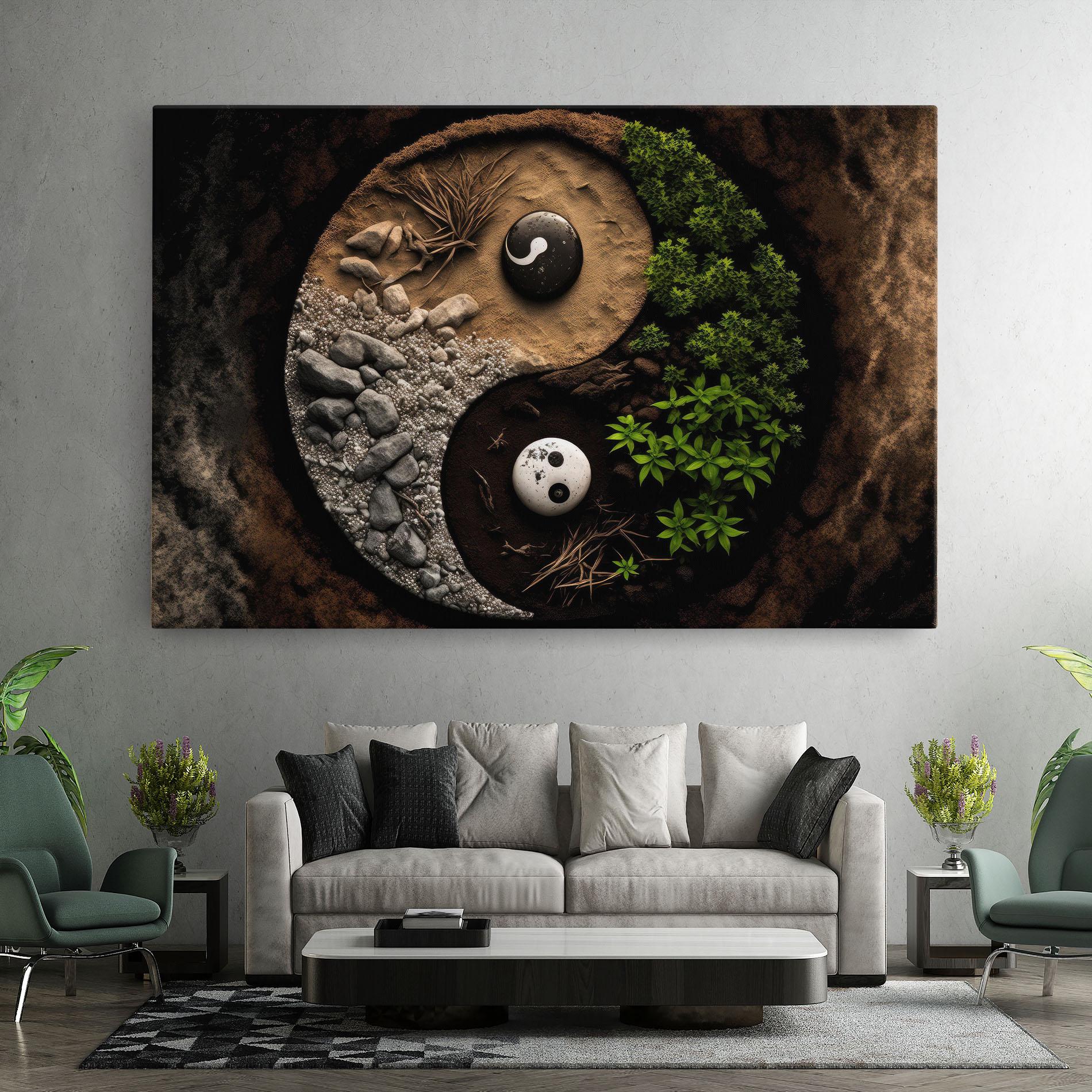 Tablou Canvas Nature Yinyang mockup 7