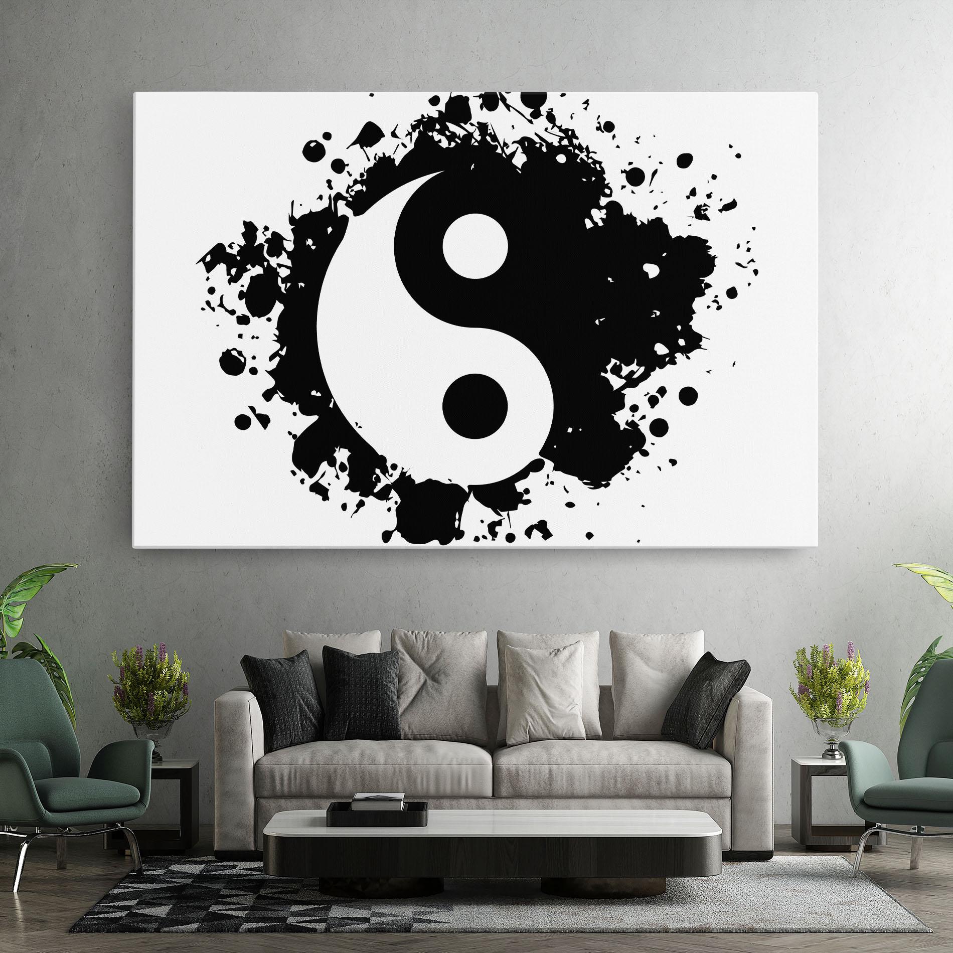 Tablou Canvas Yinyang Harmony mockup 7