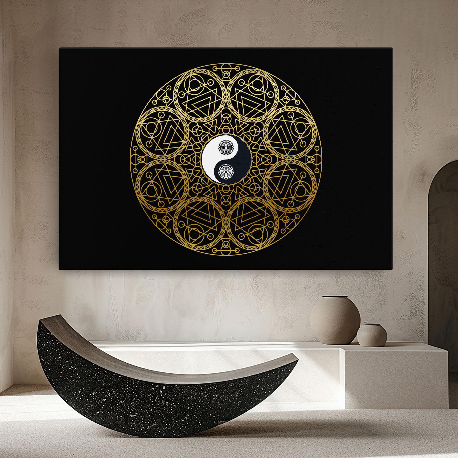 Tablou Canvas Meditation Mandala mockup 8