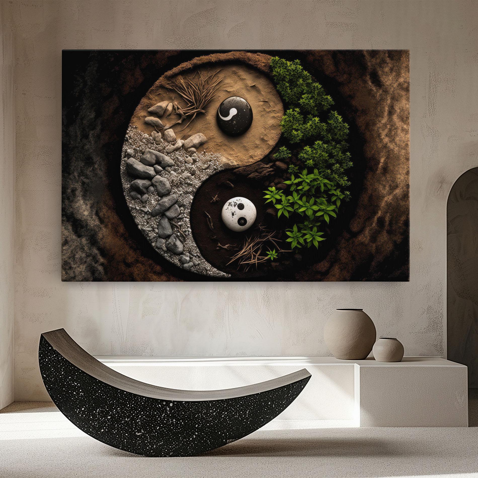 Tablou Canvas Nature Yinyang mockup 8