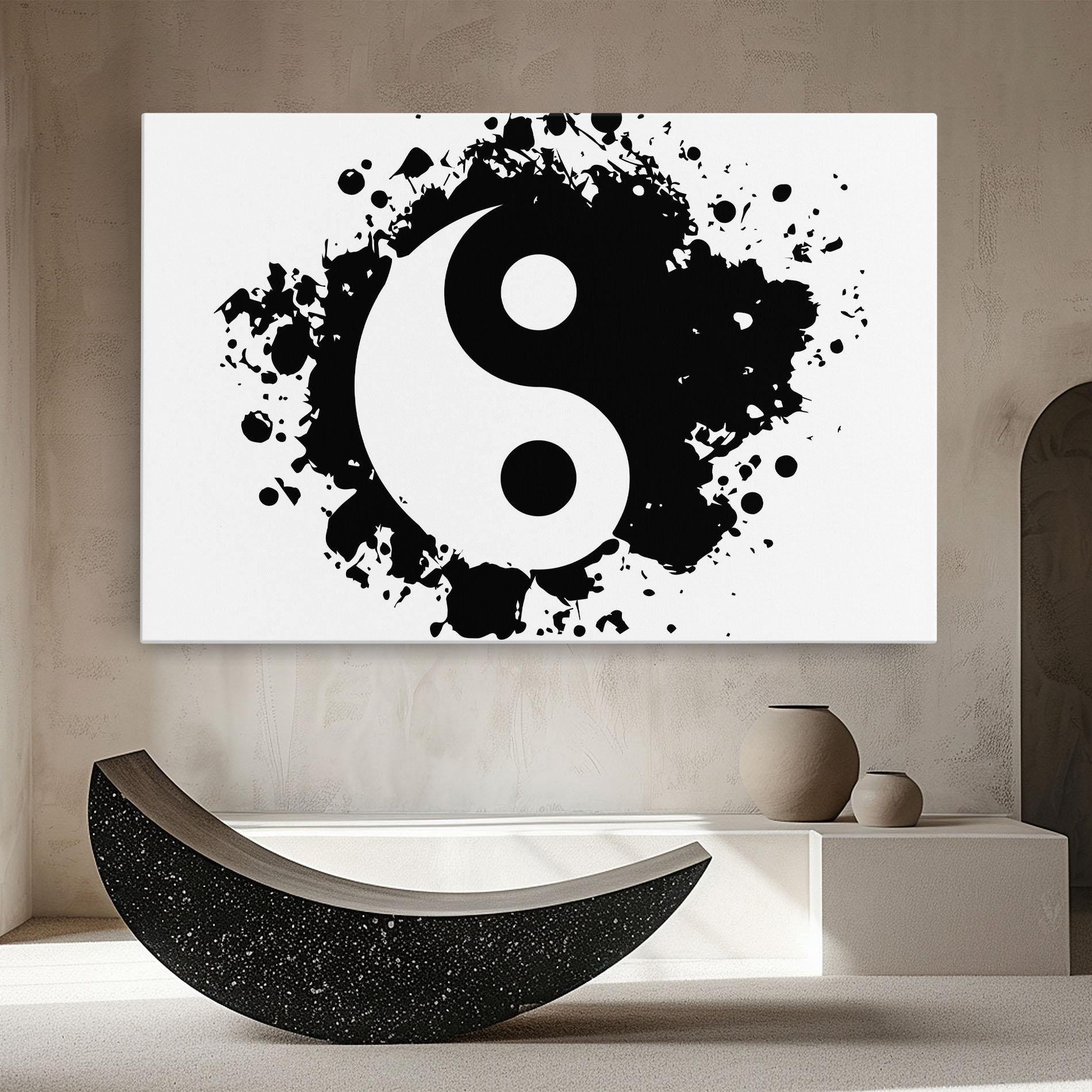 Tablou Canvas Yinyang Harmony mockup 8