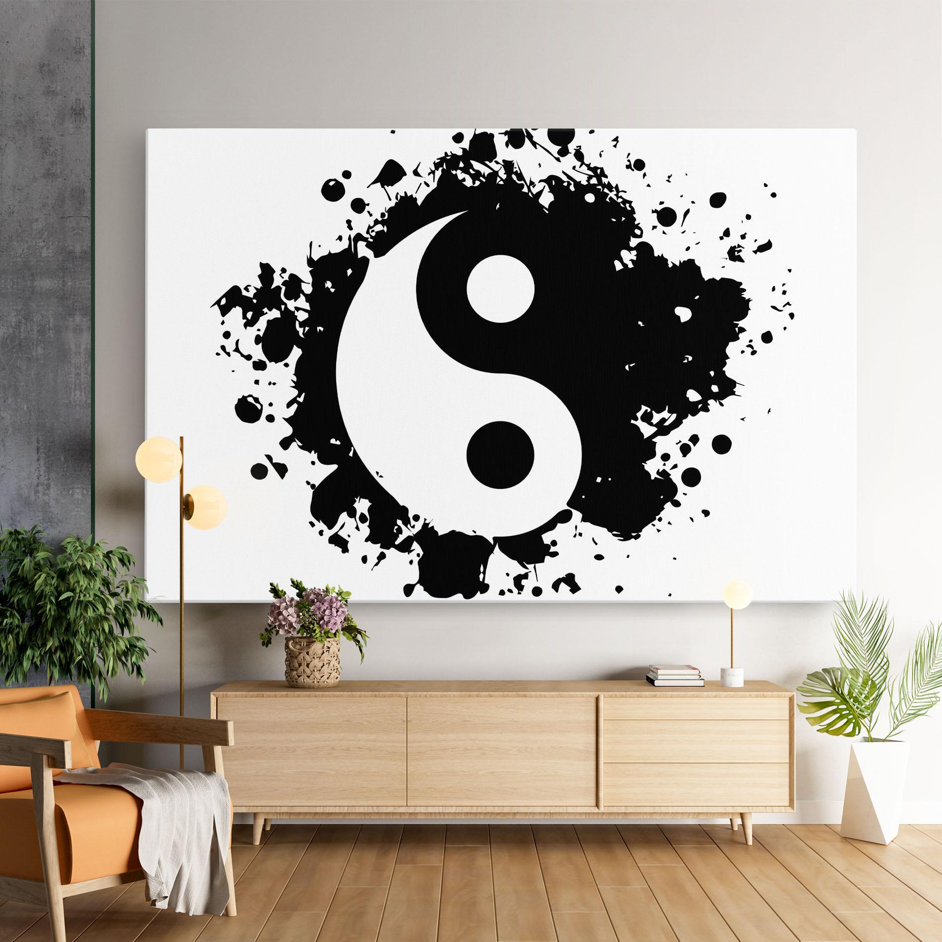 Tablou Canvas Yinyang Harmony mockup 9
