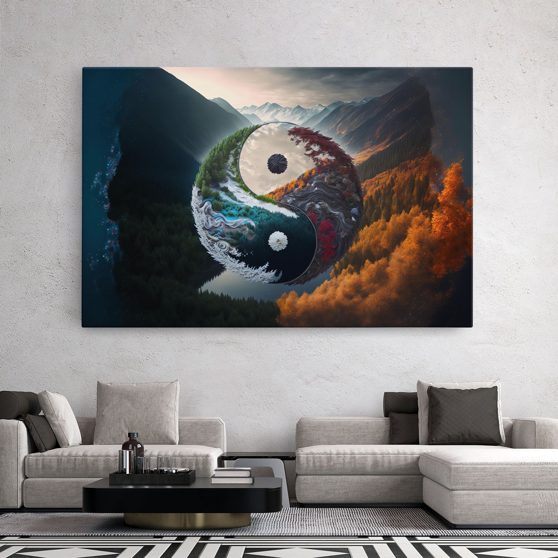 Mountain Yinyang mockup 2