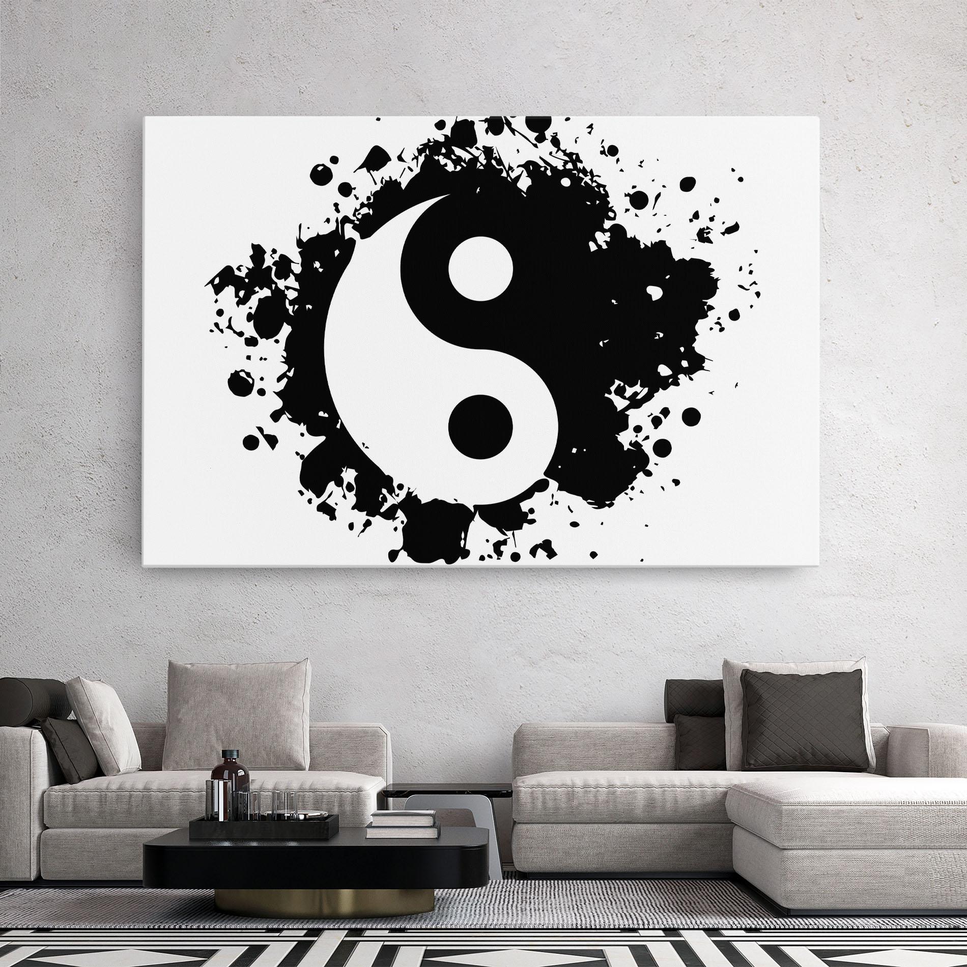 Tablou Canvas Yinyang Harmony mockup 2
