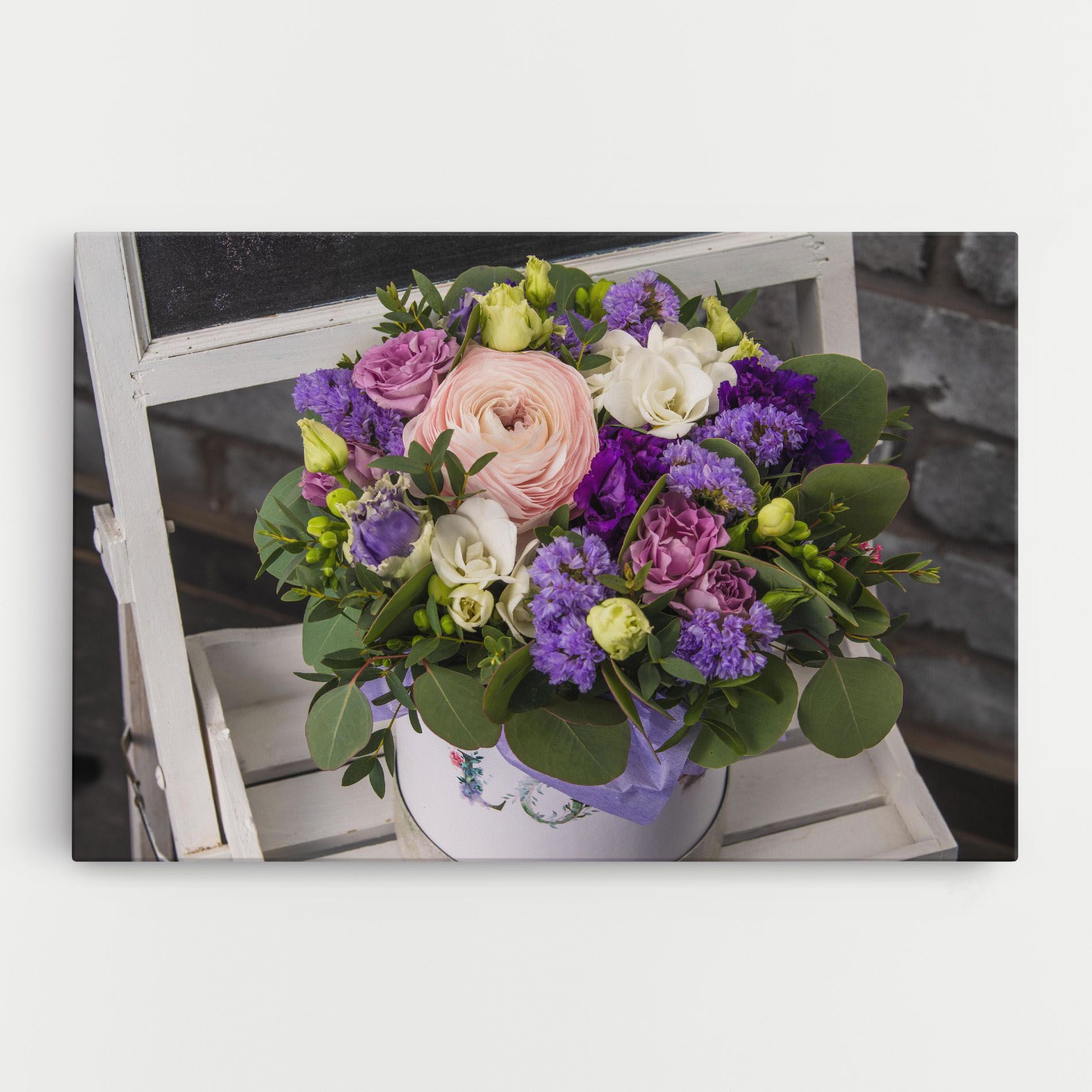 Big Pink Rose Bouquet mockup 0
