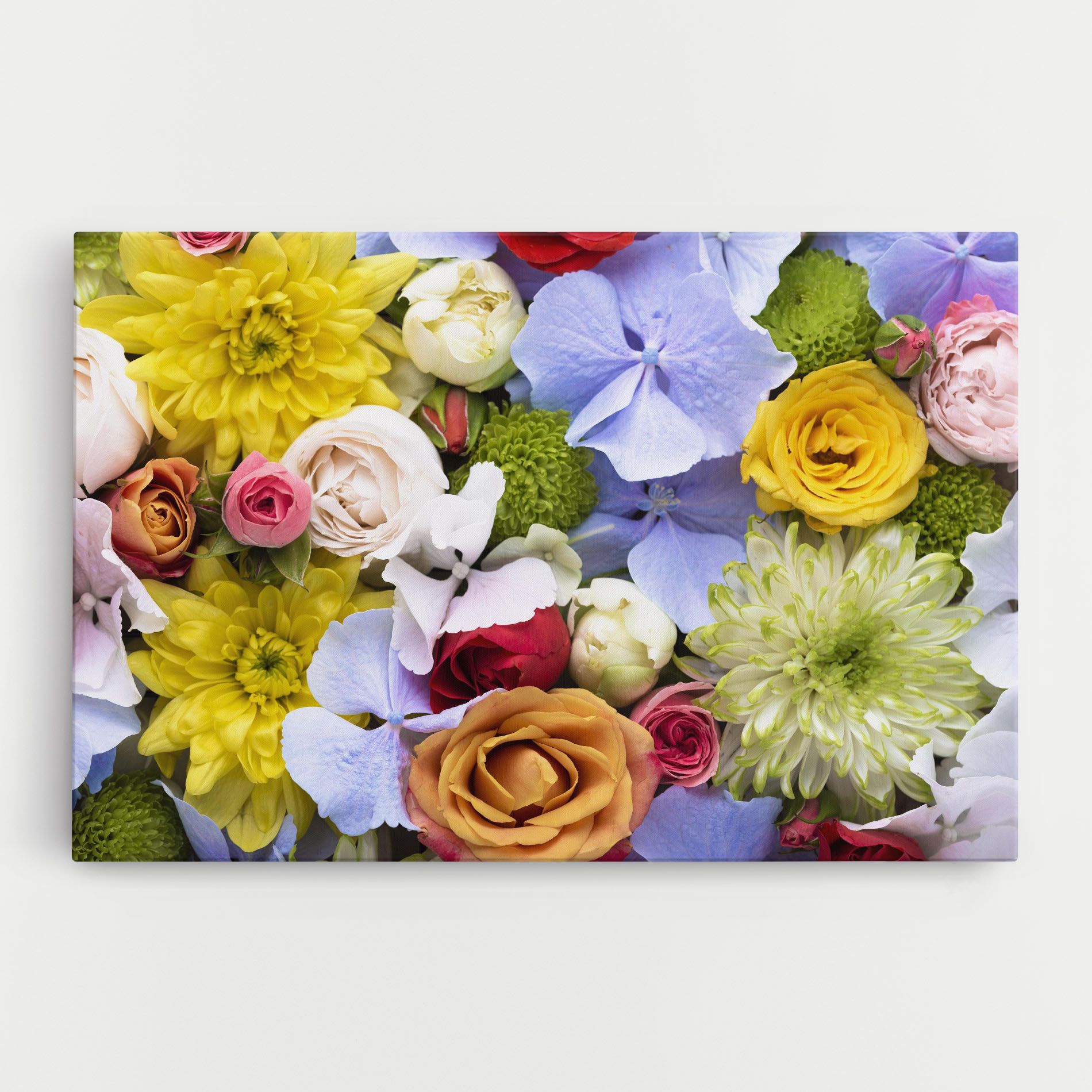 Color Mix Flower Bouquet mockup 0