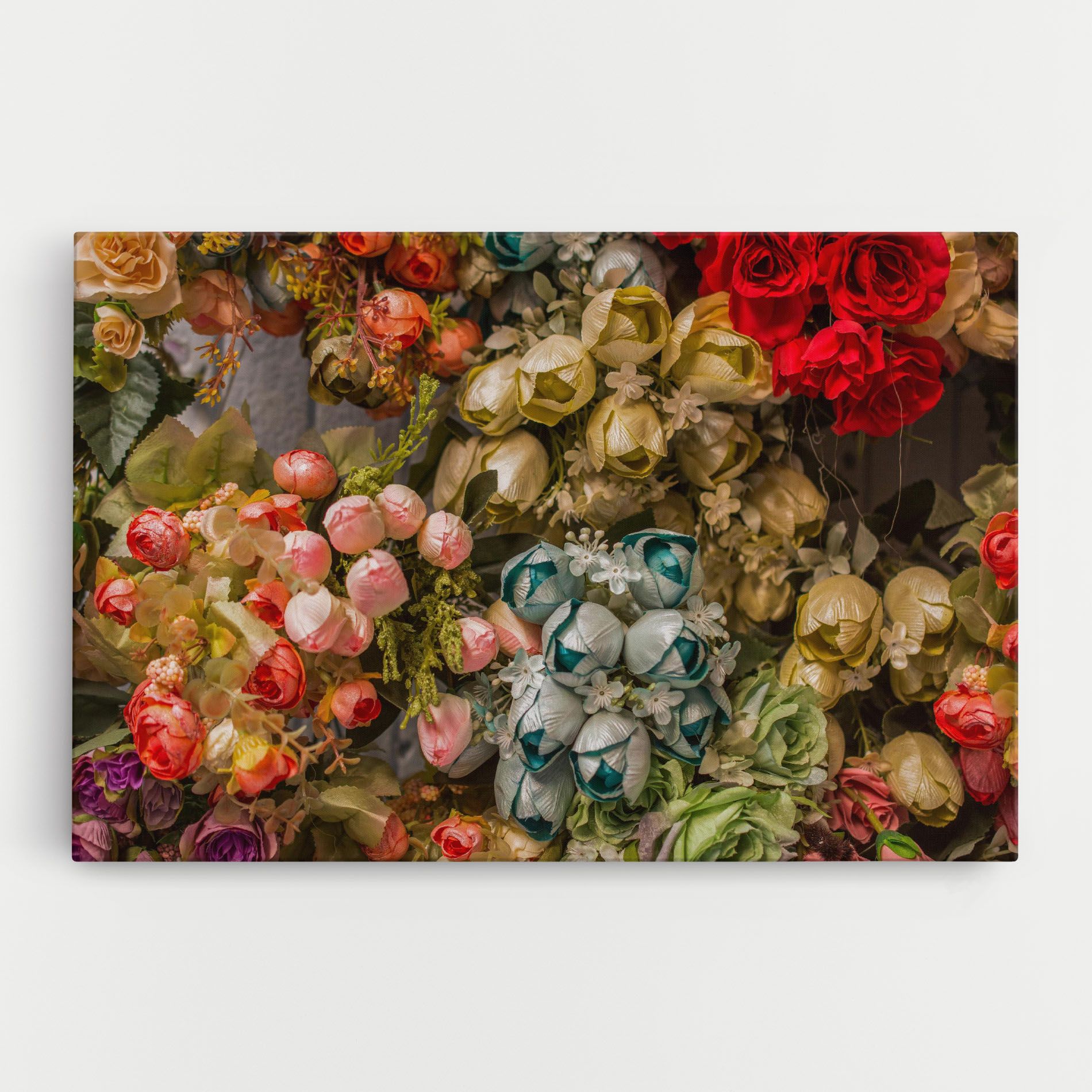 Fake Flowers Wall mockup 0