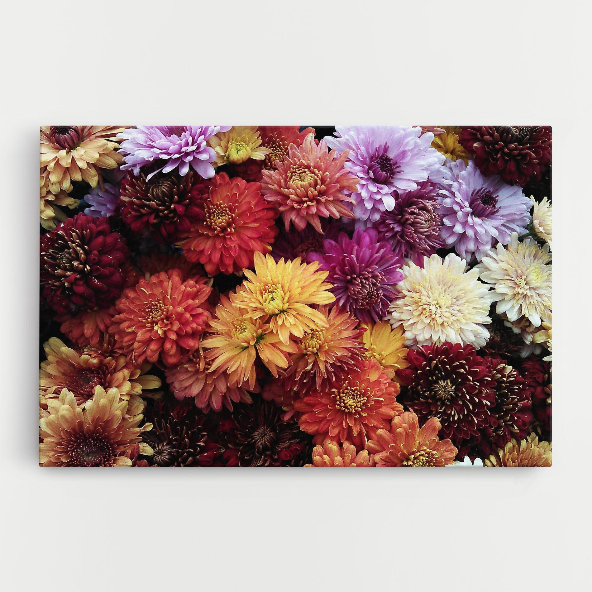 Tablou Canvas Flower Wall mockup 0