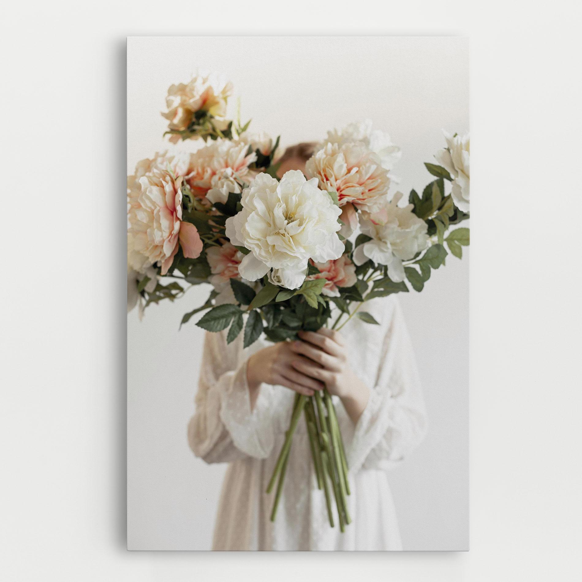Tablou Canvas Bouquet Holding mockup 0