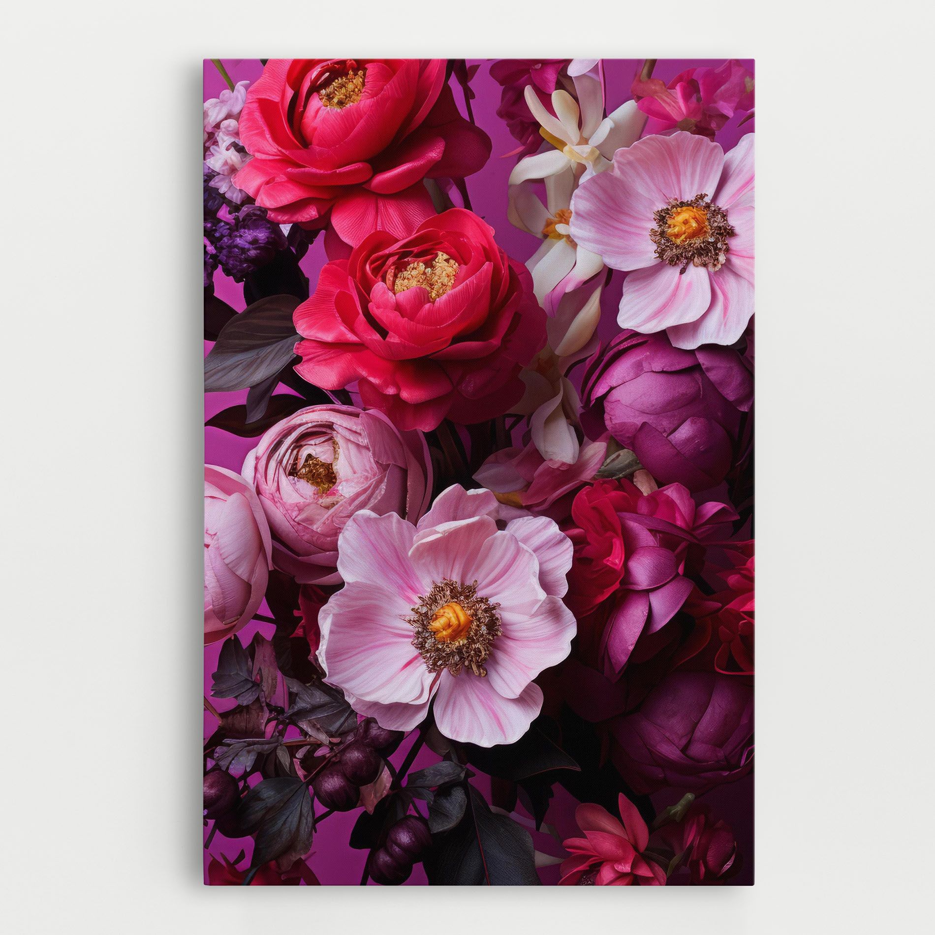 Pink Red Bouquet mockup 0