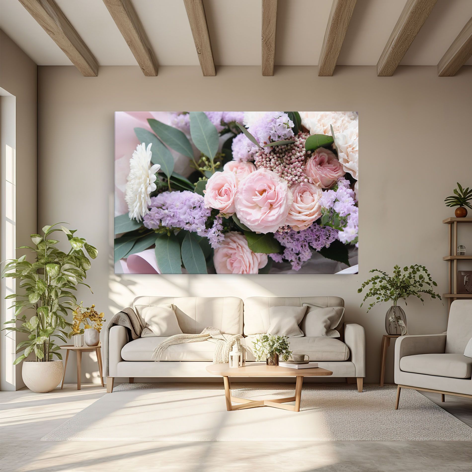 Beautiful Pink Roses mockup 6