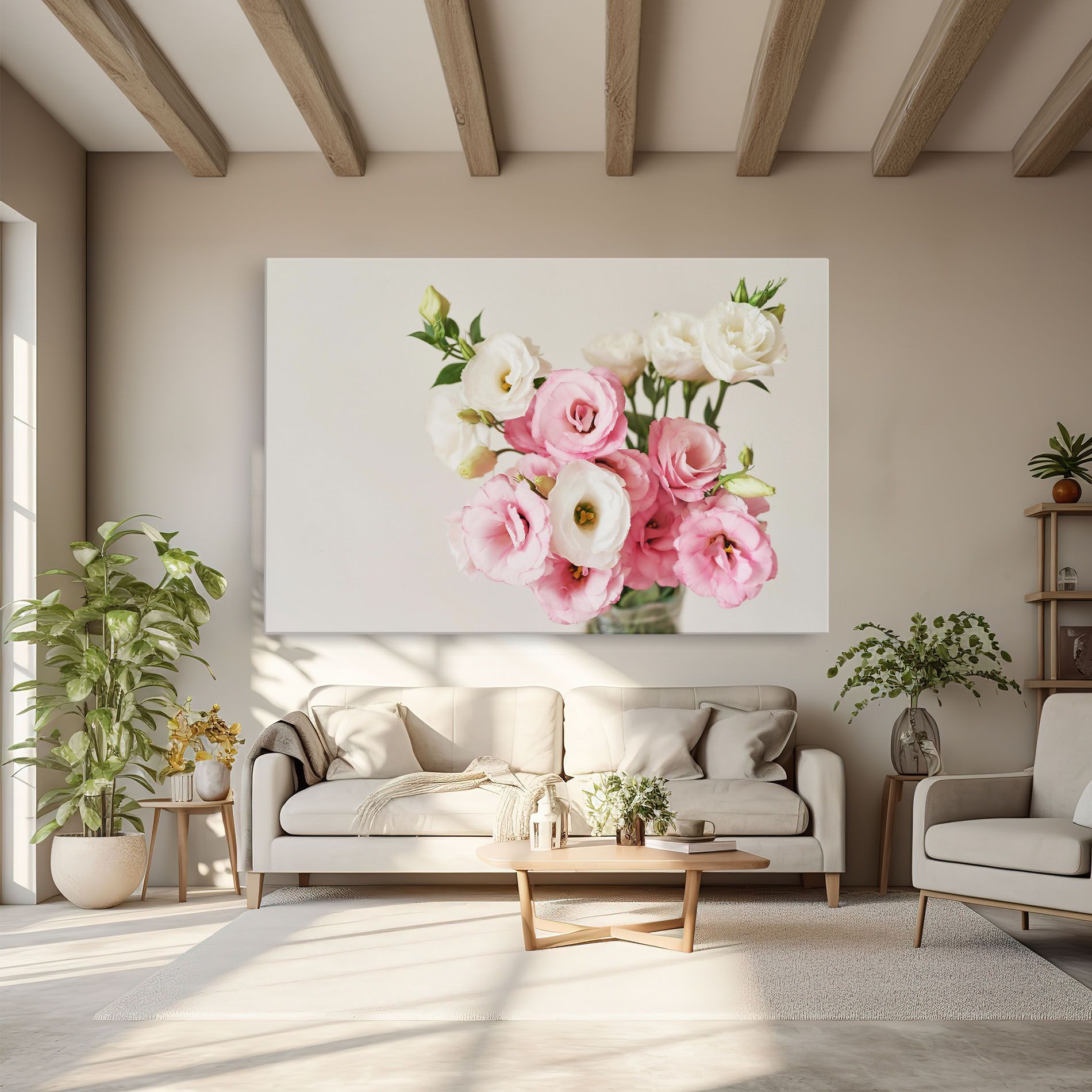 Cute Pink Flowers mockup 6