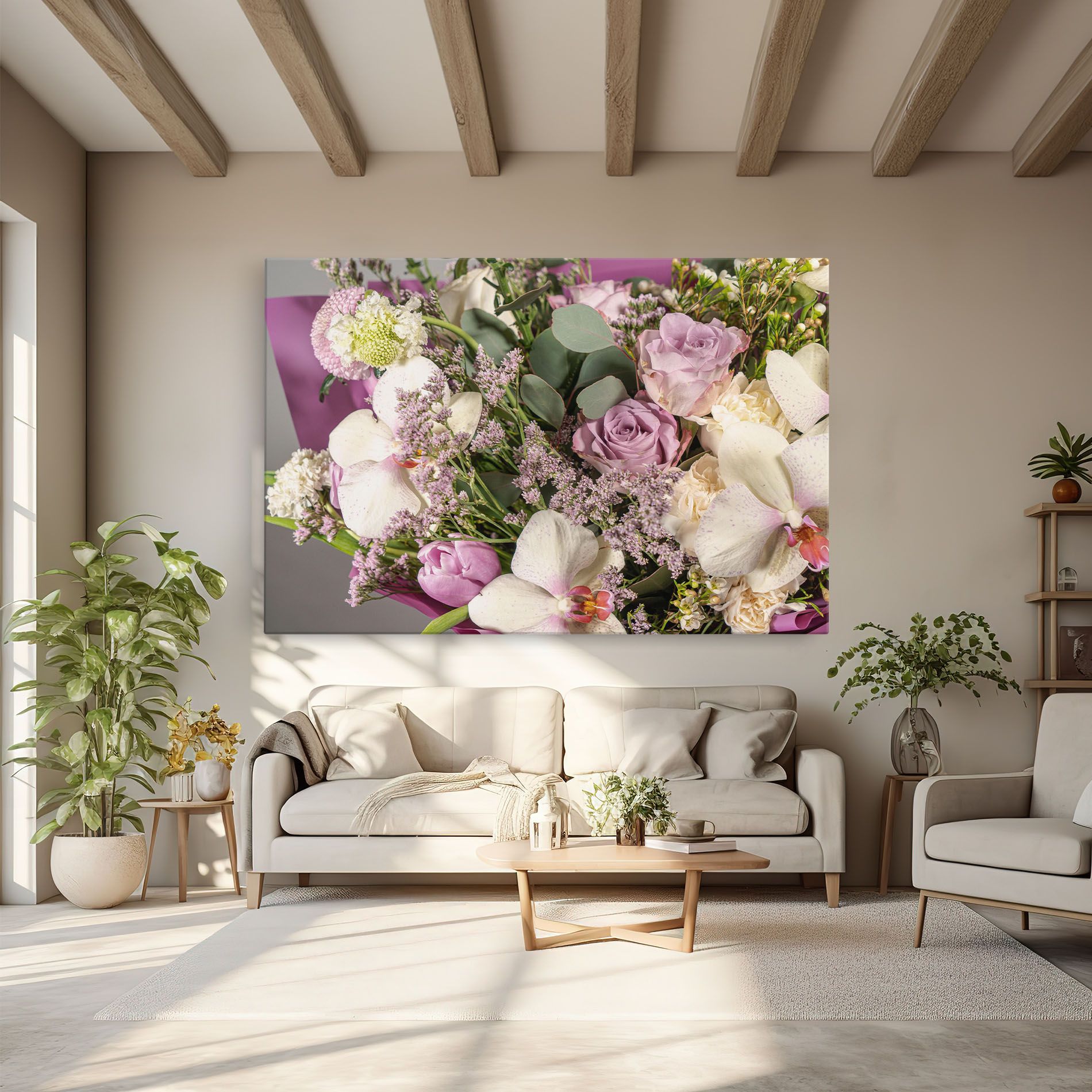 Cute Purple Bouquet mockup 6