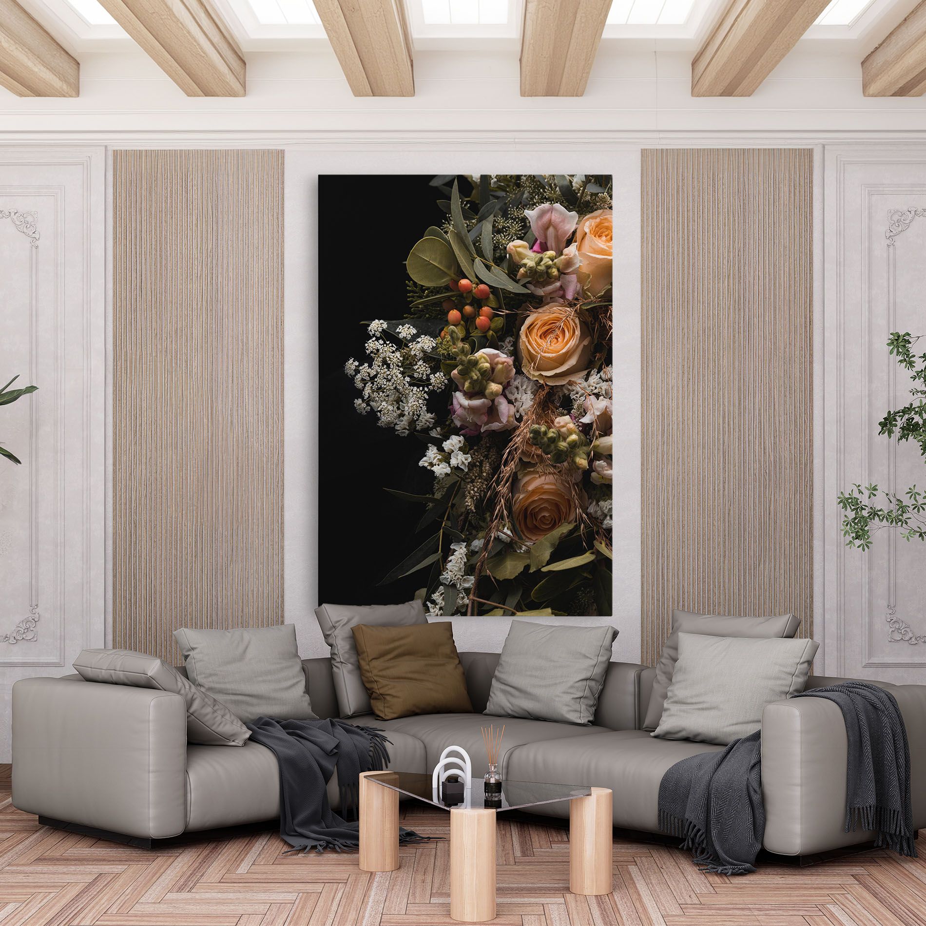 Dark Flower Bouquet mockup 6