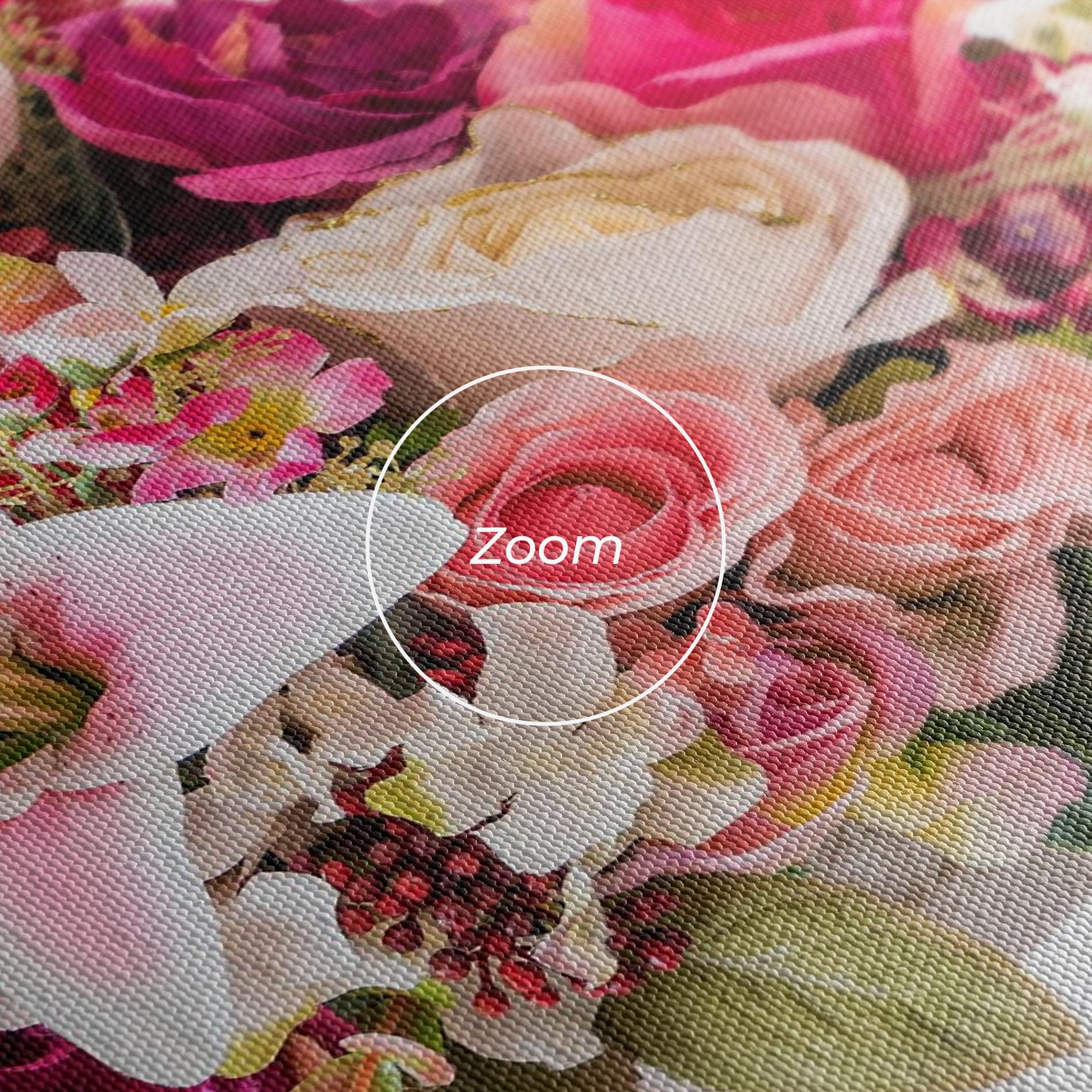 Tablou Canvas Bouquet Flowers Vase mockup 3