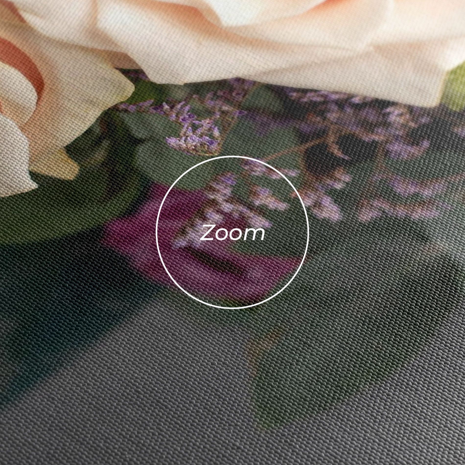 Cream Purple Bouquet mockup 3