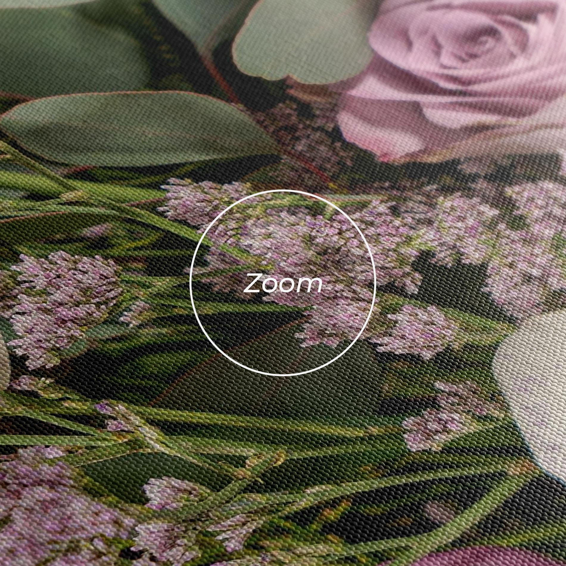 Tablou Canvas Cute Purple Bouquet mockup 3