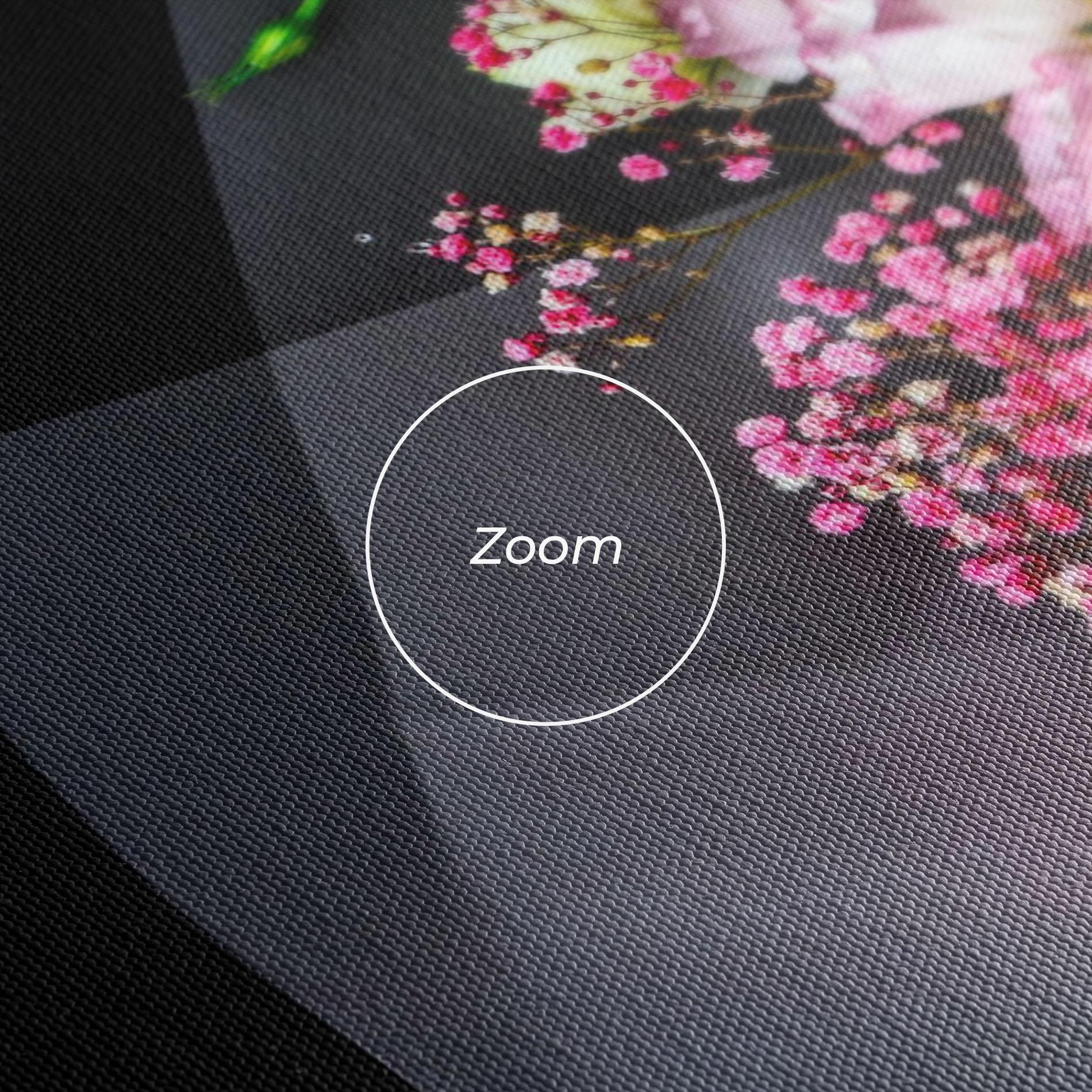 Tablou Canvas Cute Roses Bouquet mockup 3