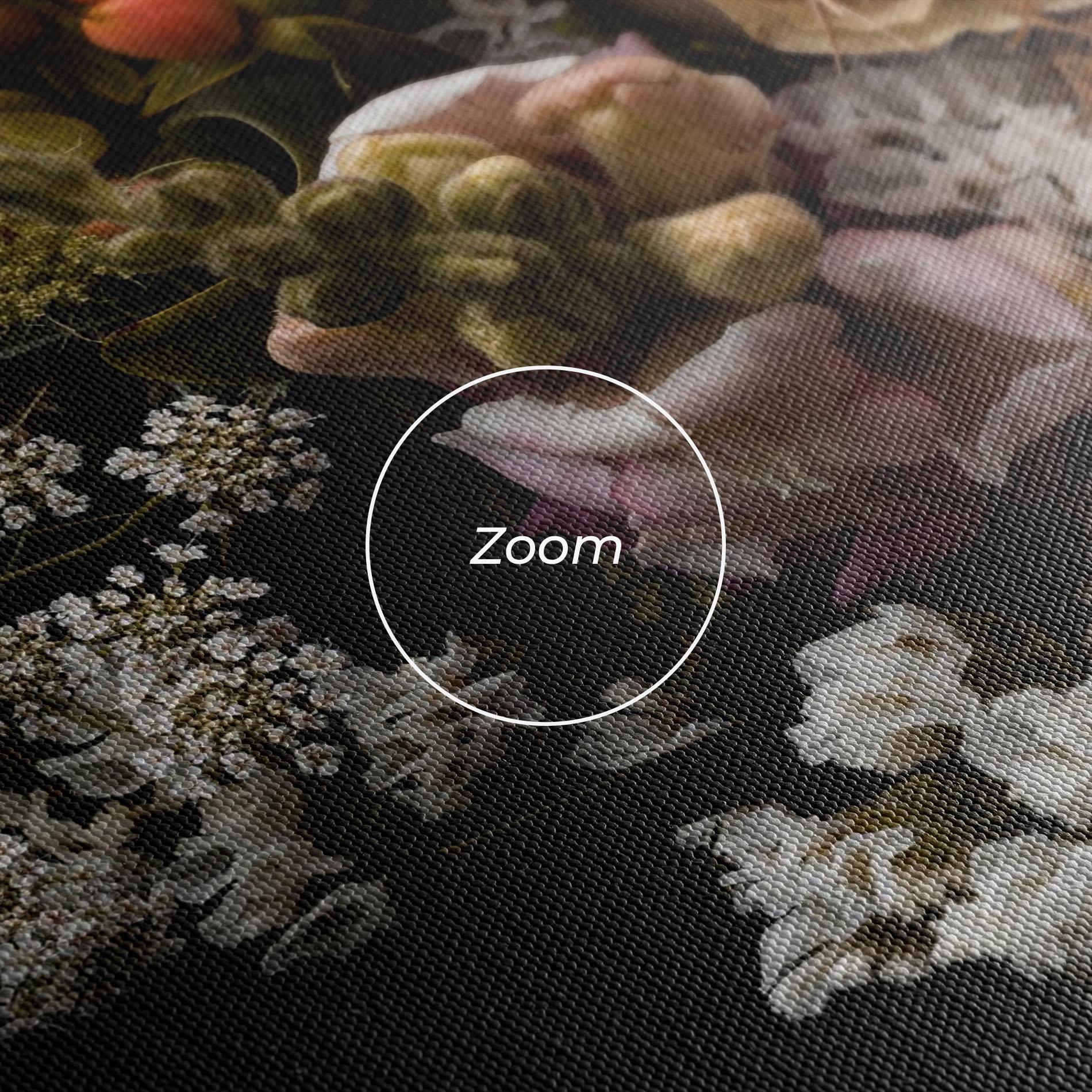 Tablou Canvas Dark Flower Bouquet mockup 3