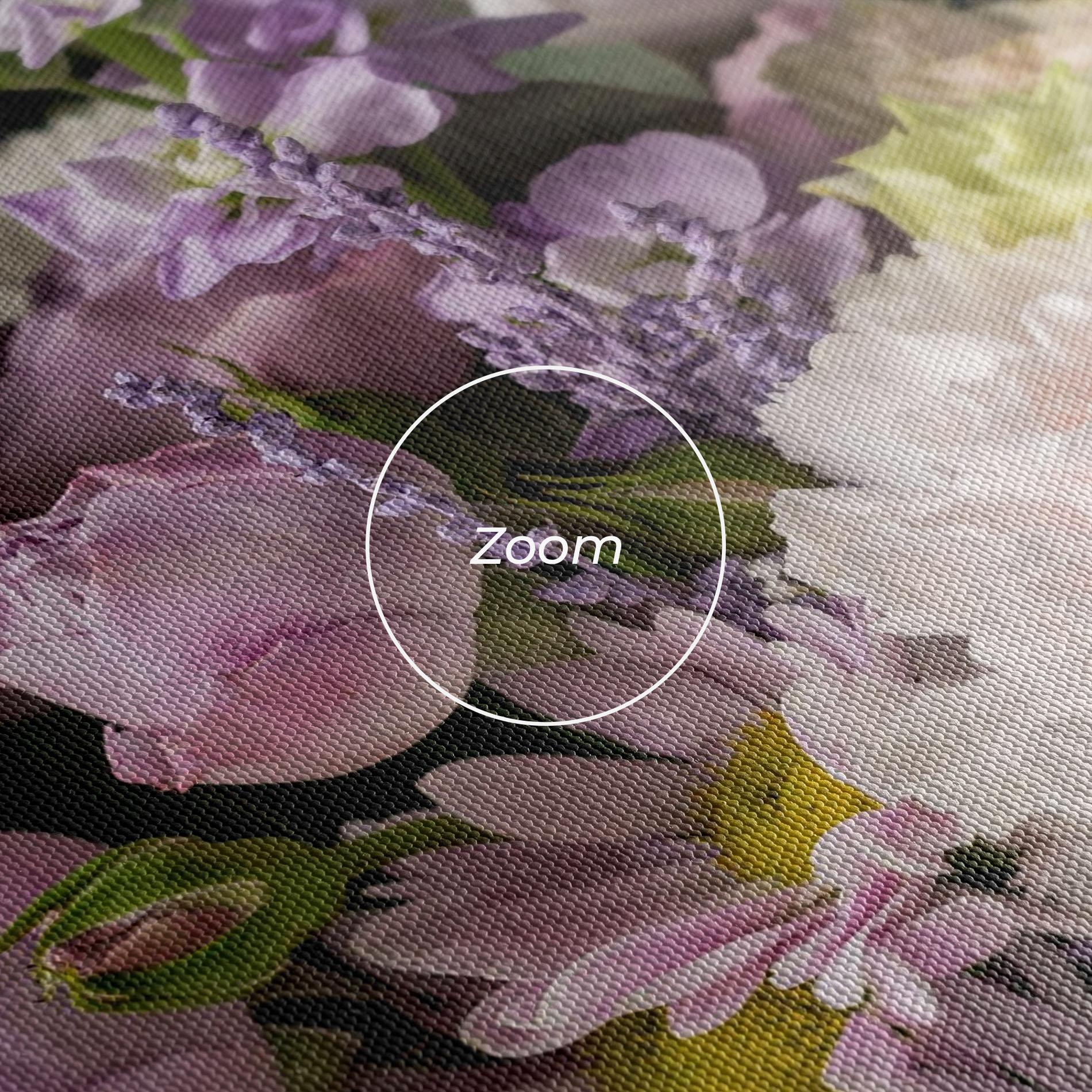 Tablou Canvas Pastel Purple Bouquet mockup 3