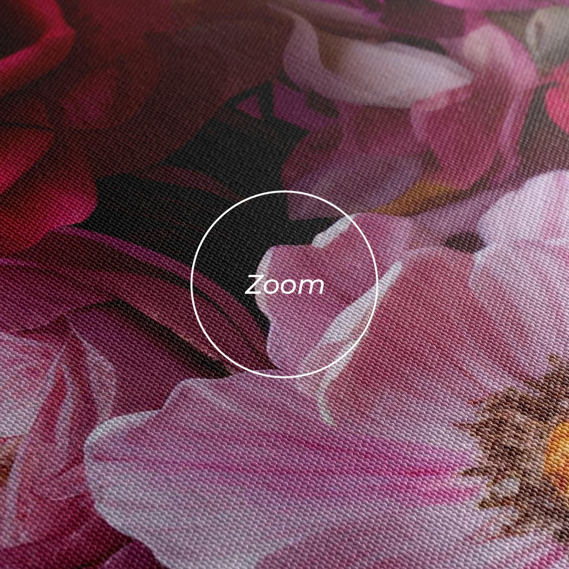 Tablou Canvas Pink Red Bouquet mockup 3