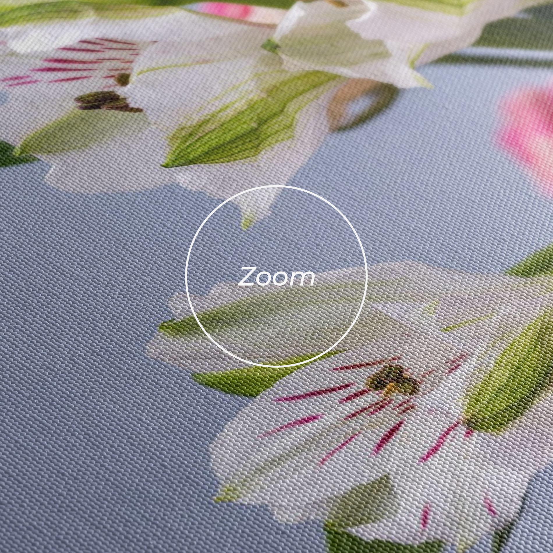 Tablou Canvas White Pink Bouquet mockup 3
