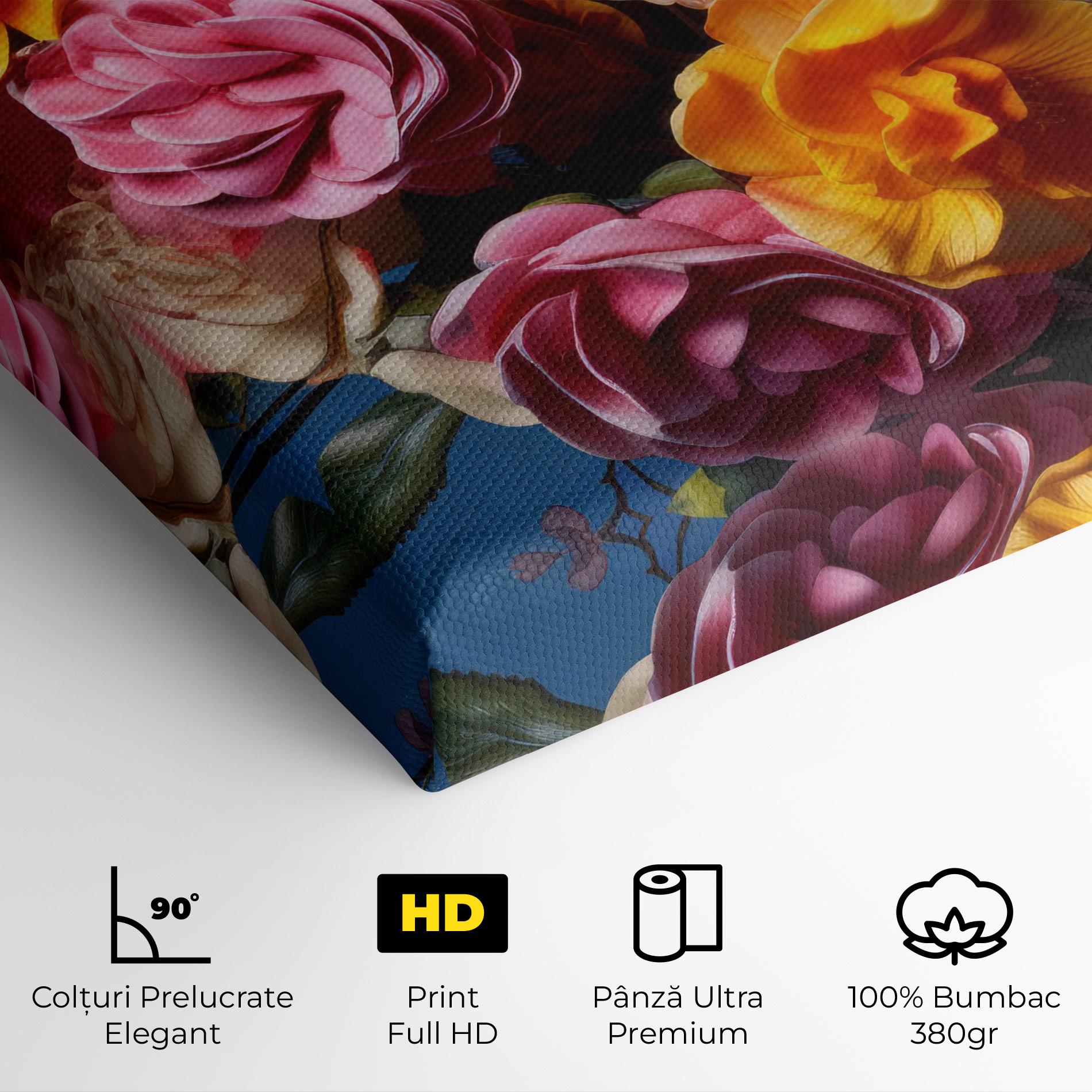 Tablou Canvas Colorful Flower Bouquet mockup 4