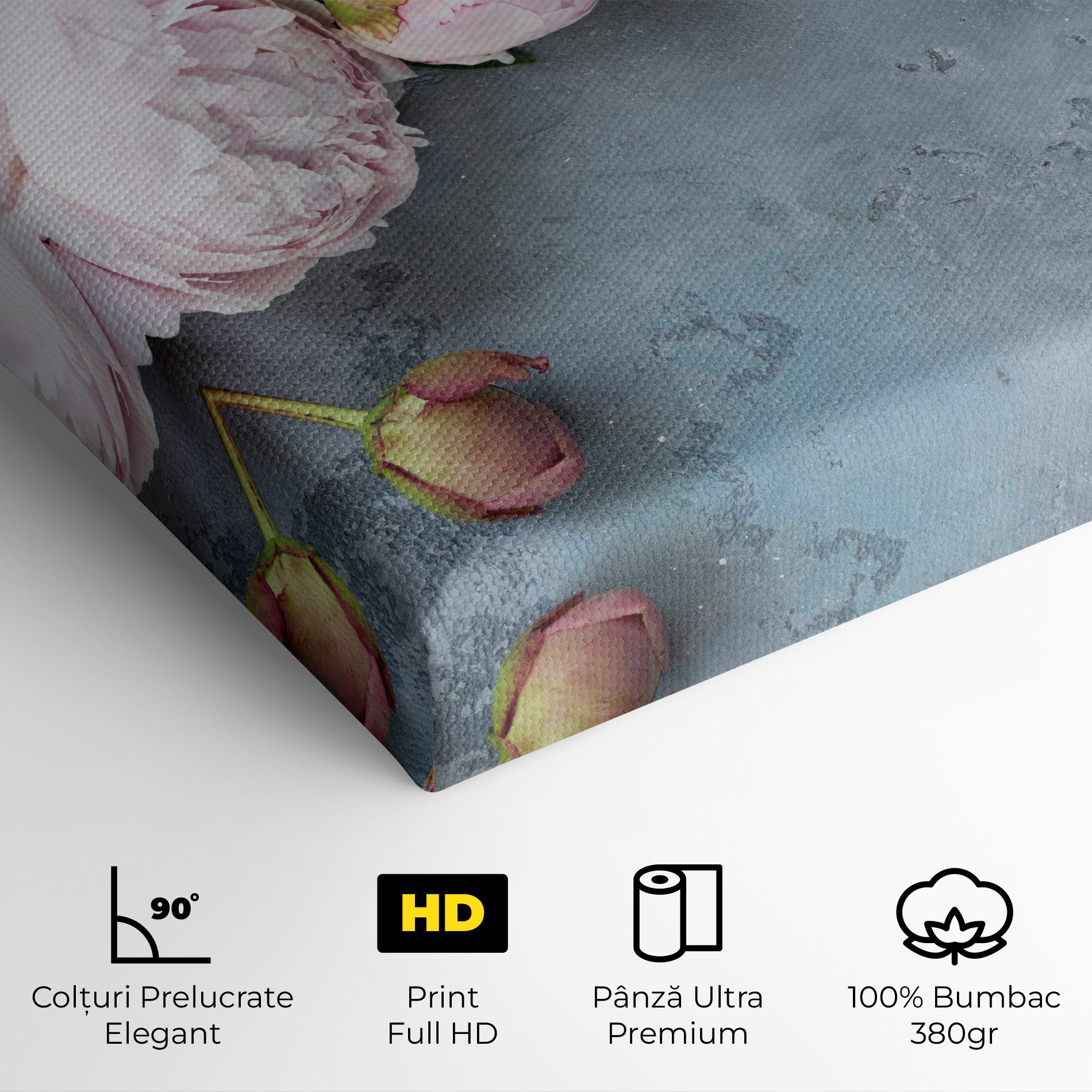 Cute Pink Peonies mockup 4