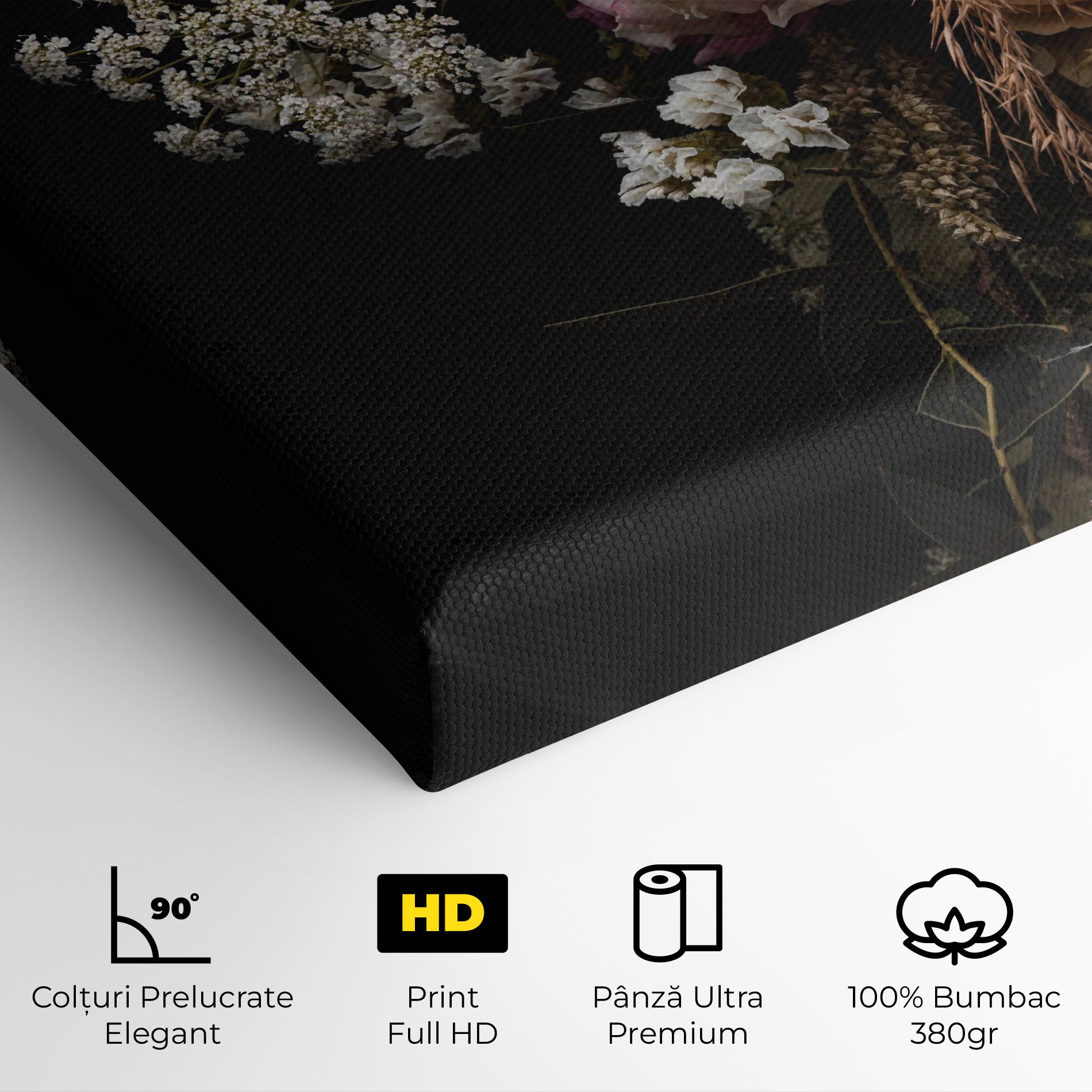 Dark Flower Bouquet mockup 4