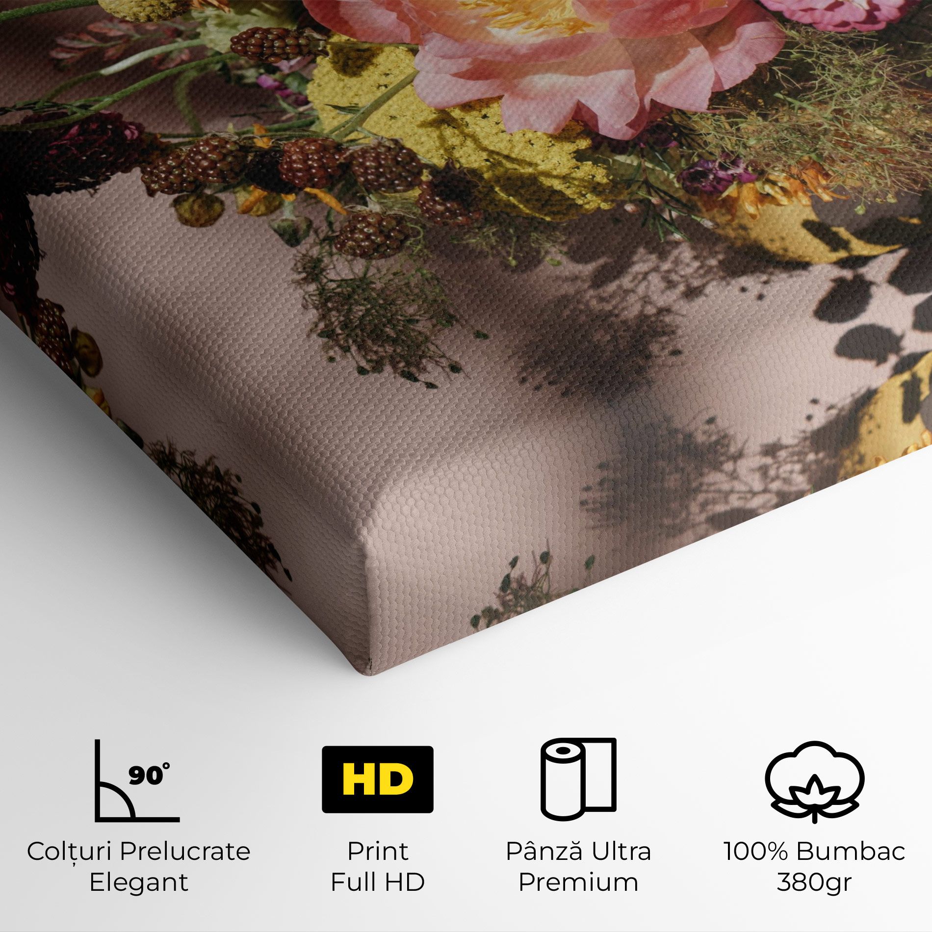 Pastel Orange Bouquet mockup 4