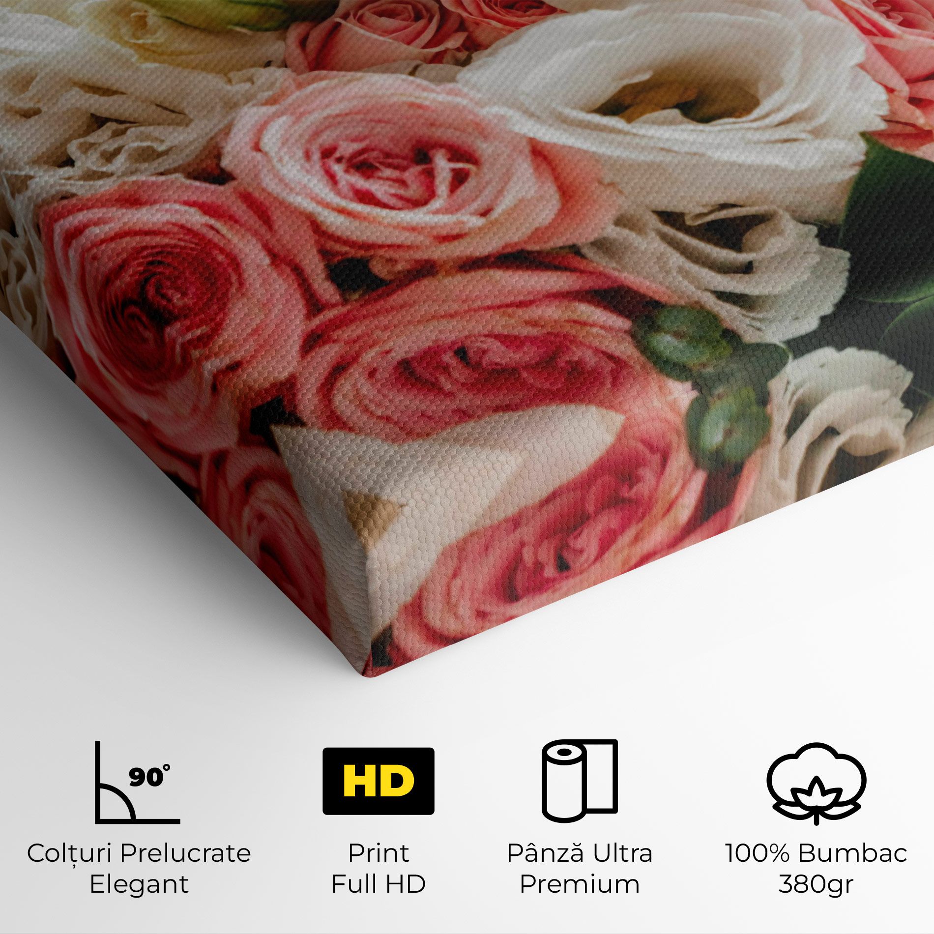 Pink Beautiful Bouquet mockup 4