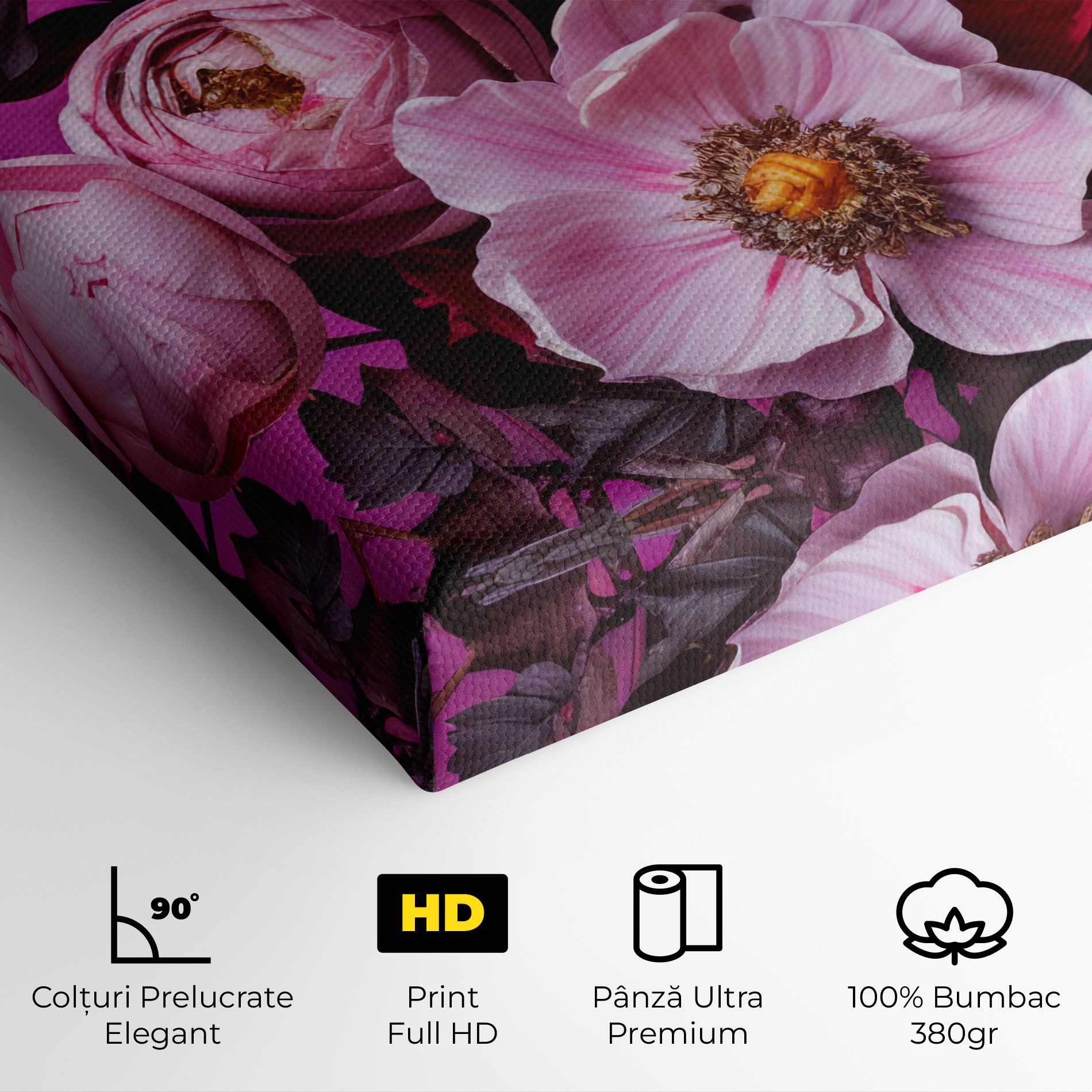 Pink Red Bouquet mockup 4