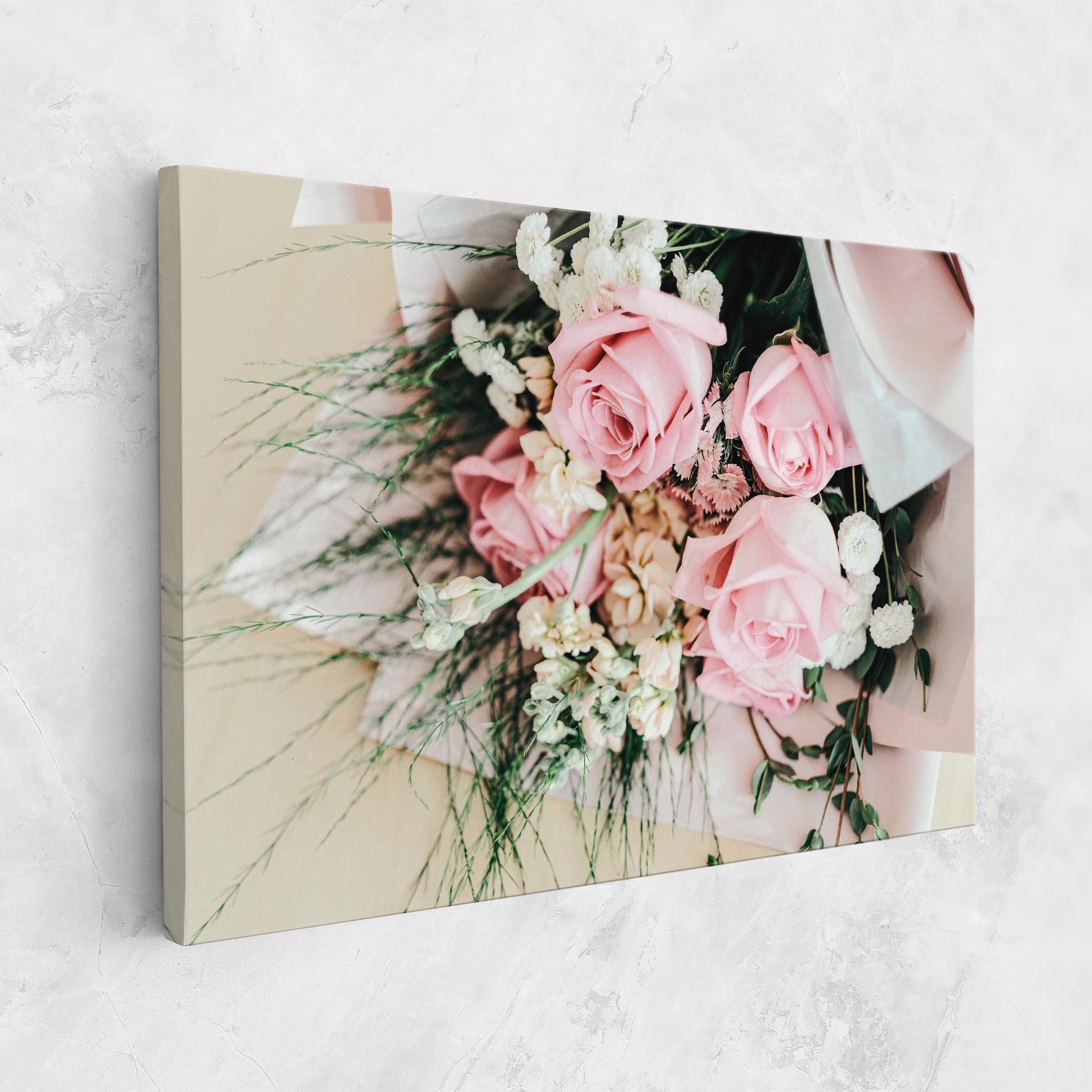 Baby Pink Bouquet mockup 1
