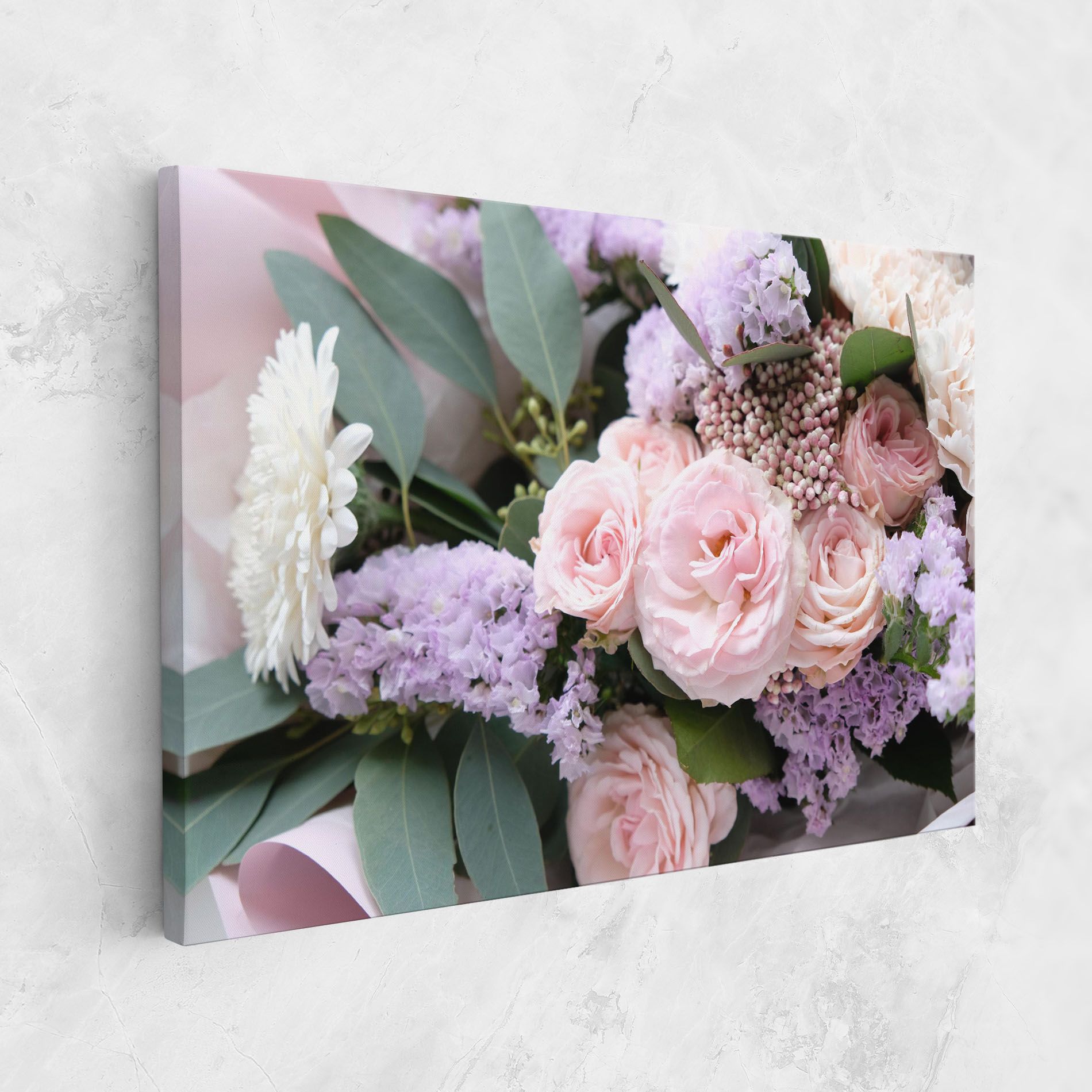 Beautiful Pink Roses mockup 1