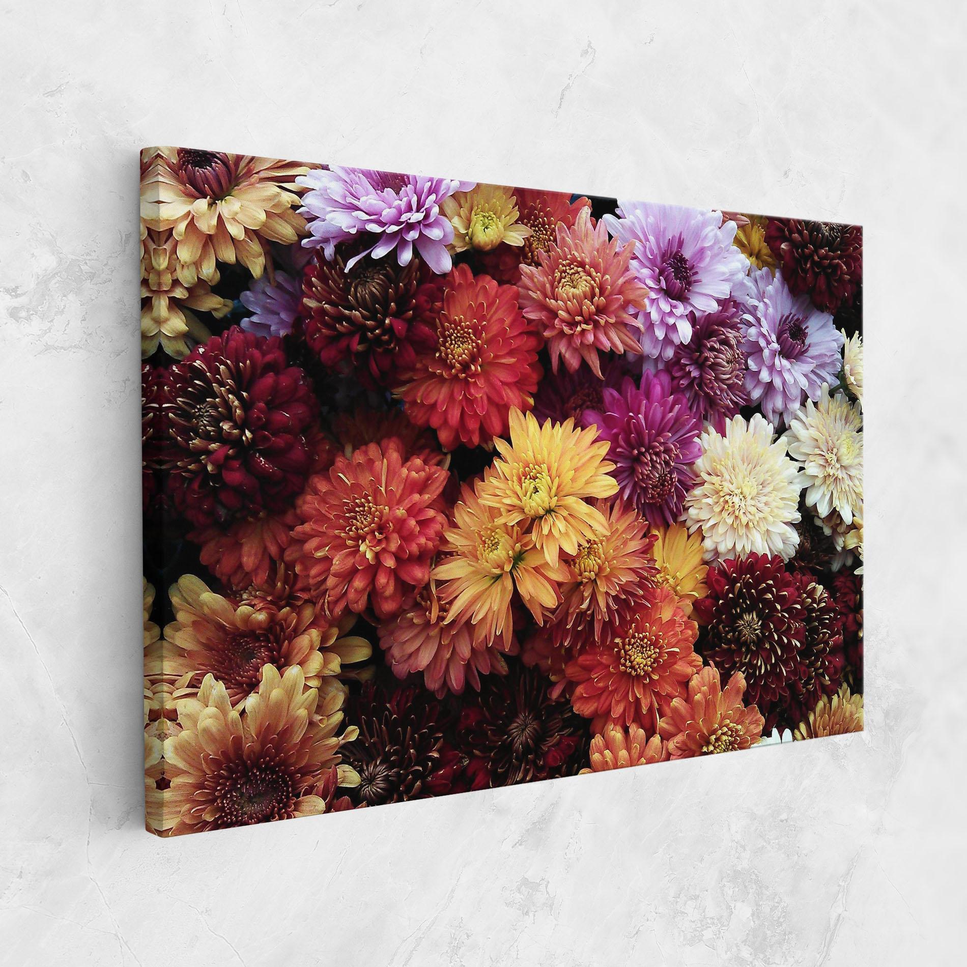 Tablou Canvas Flower Wall mockup 1
