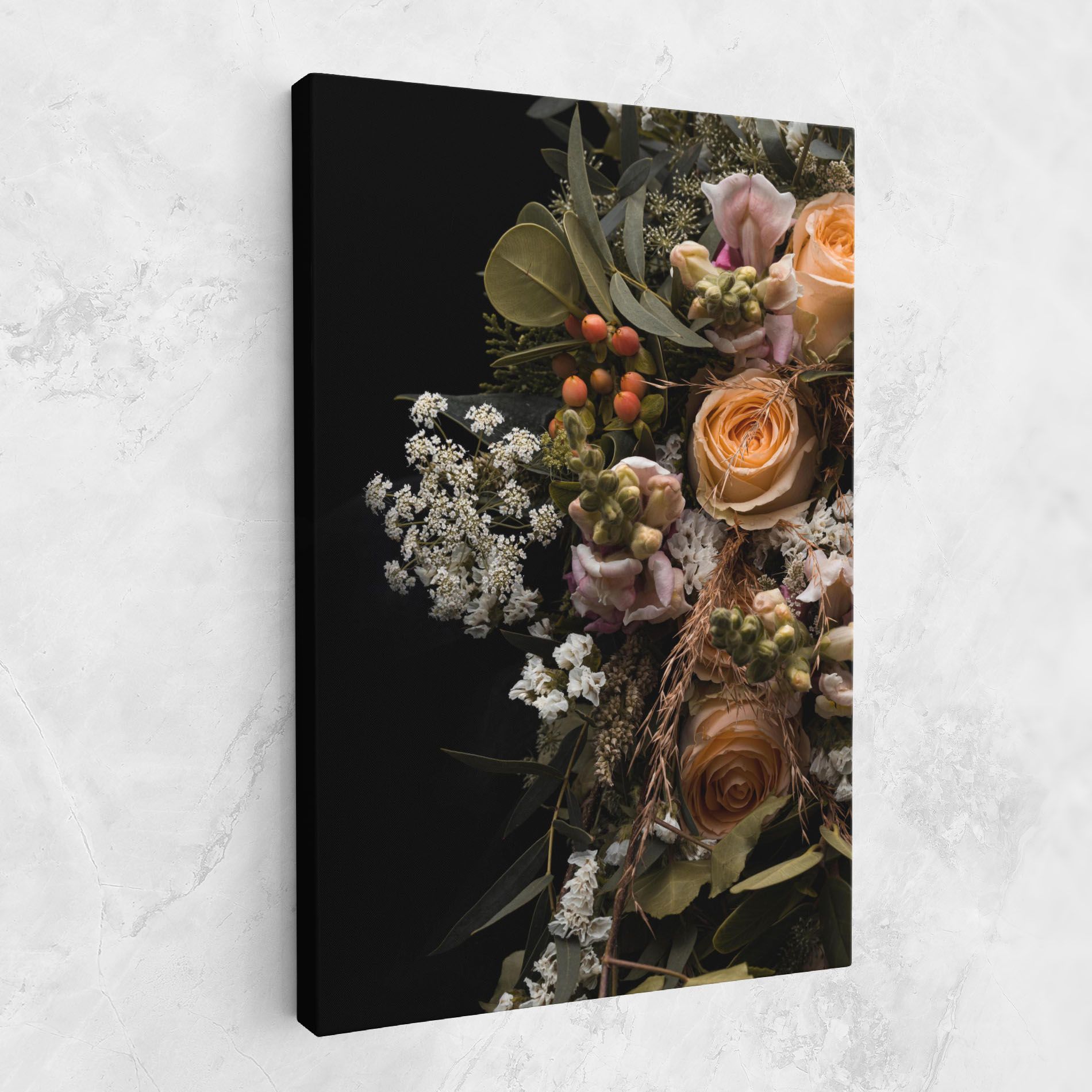 Dark Flower Bouquet mockup 1