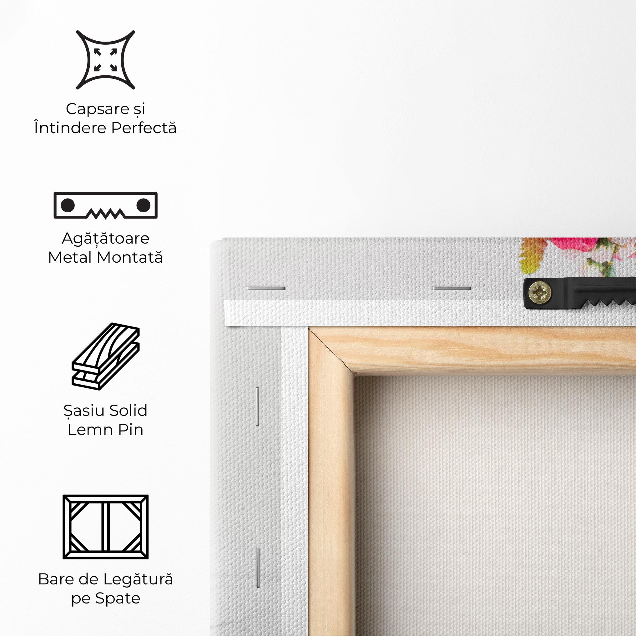 Tablou Canvas Bouquet Flowers Vase mockup 5