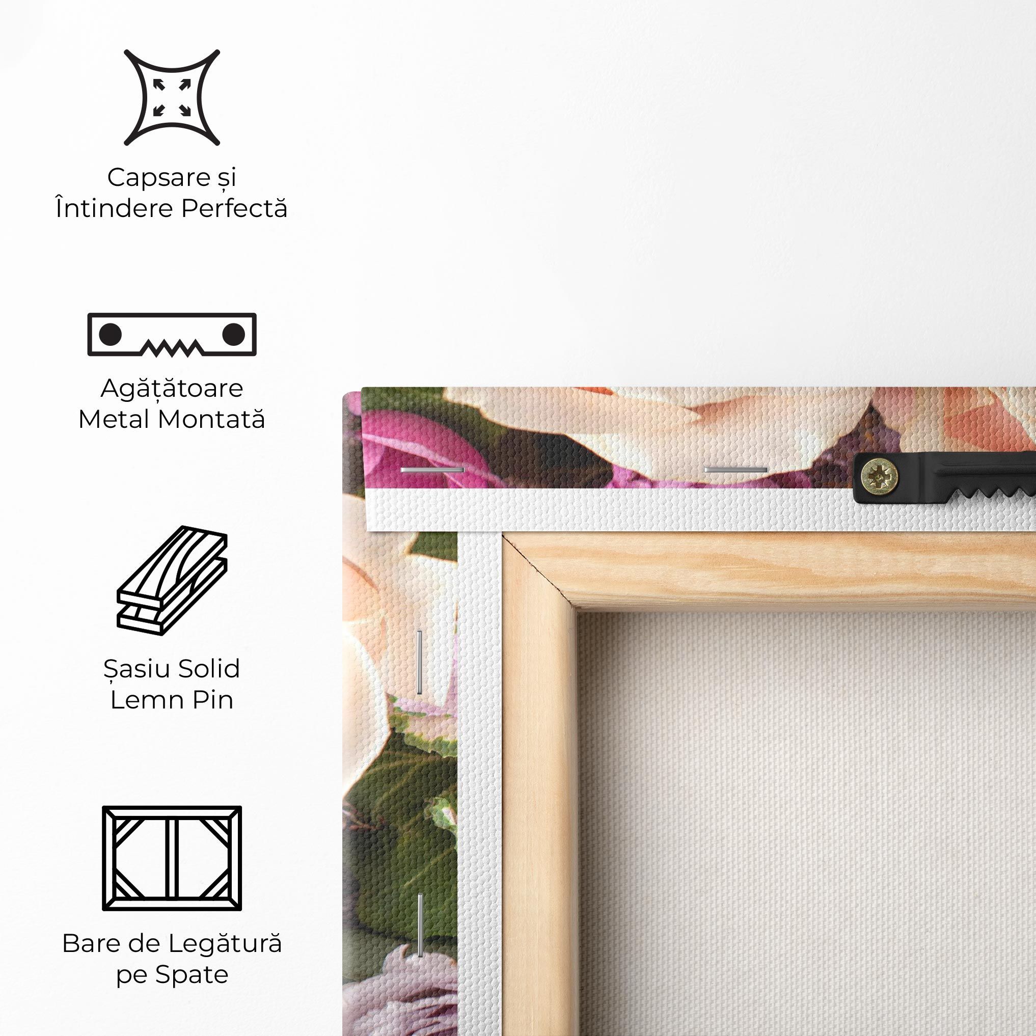 Cream Purple Bouquet mockup 5