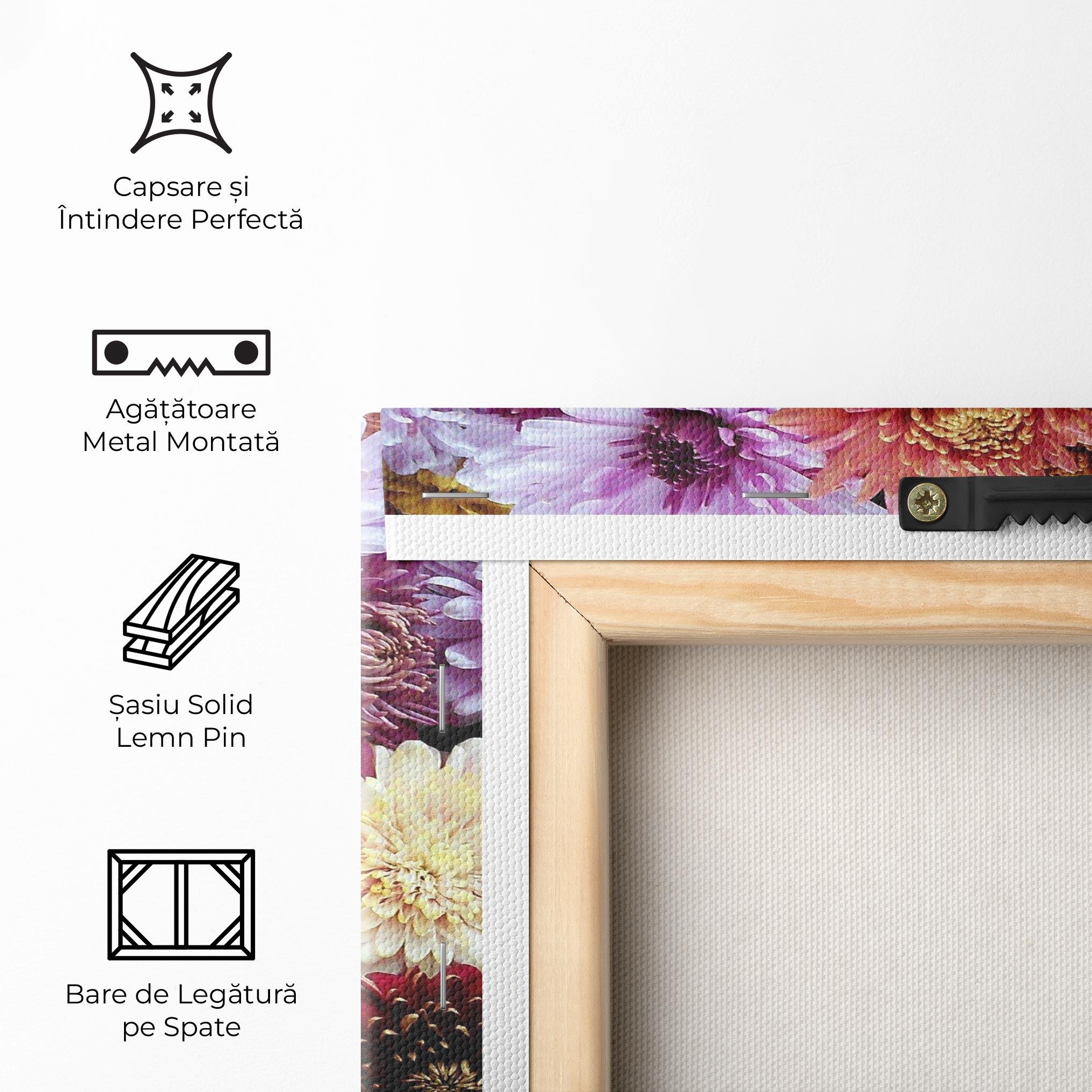 Tablou Canvas Flower Wall mockup 5