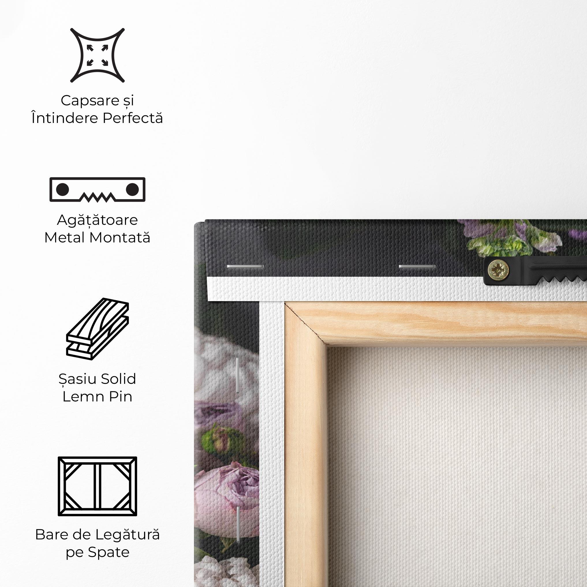 Tablou Canvas Pastel Purple Bouquet mockup 5